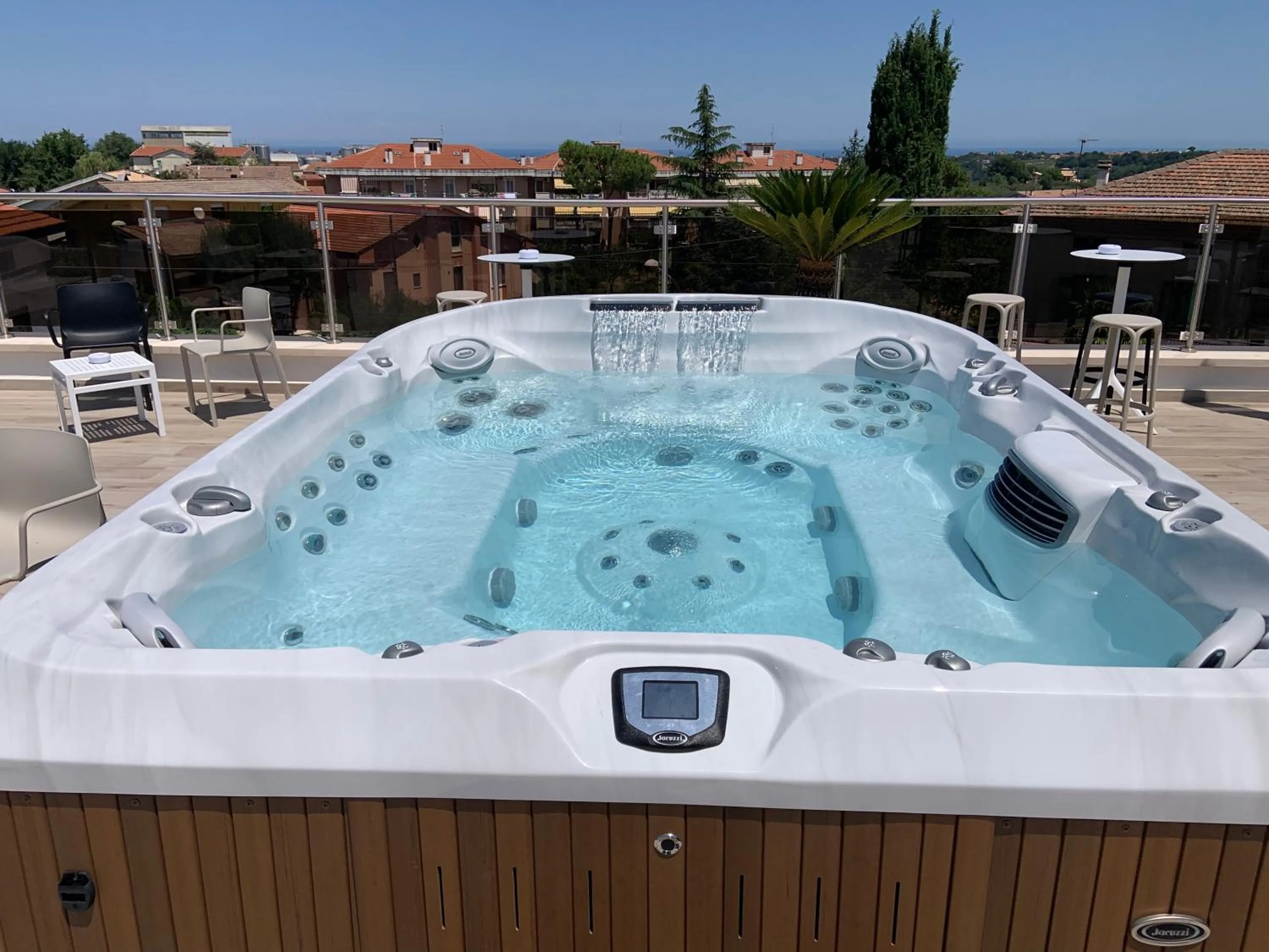 Hot Tub in Tenuta Micoli