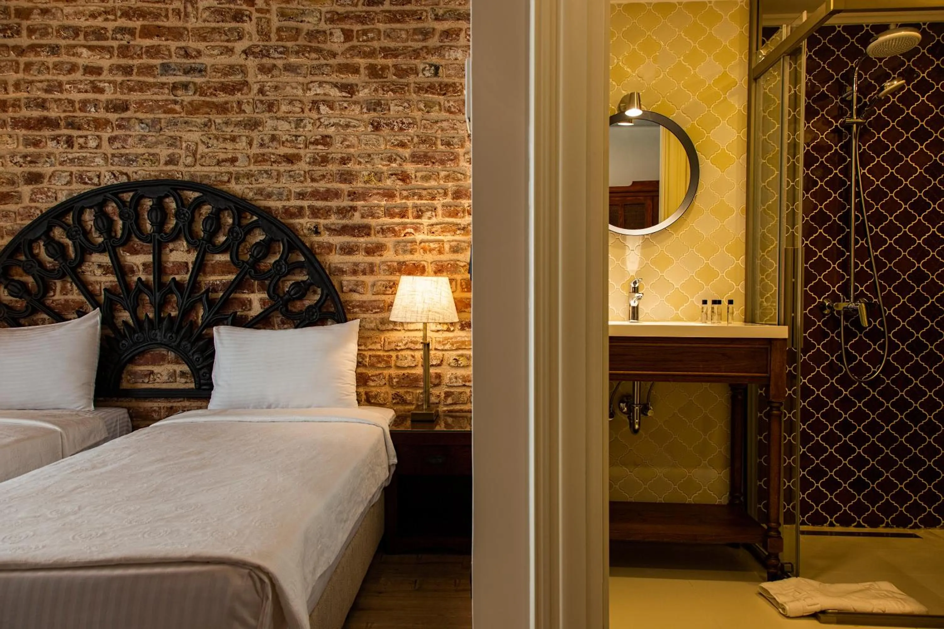 Bed in Mest Hotel Istanbul Sirkeci