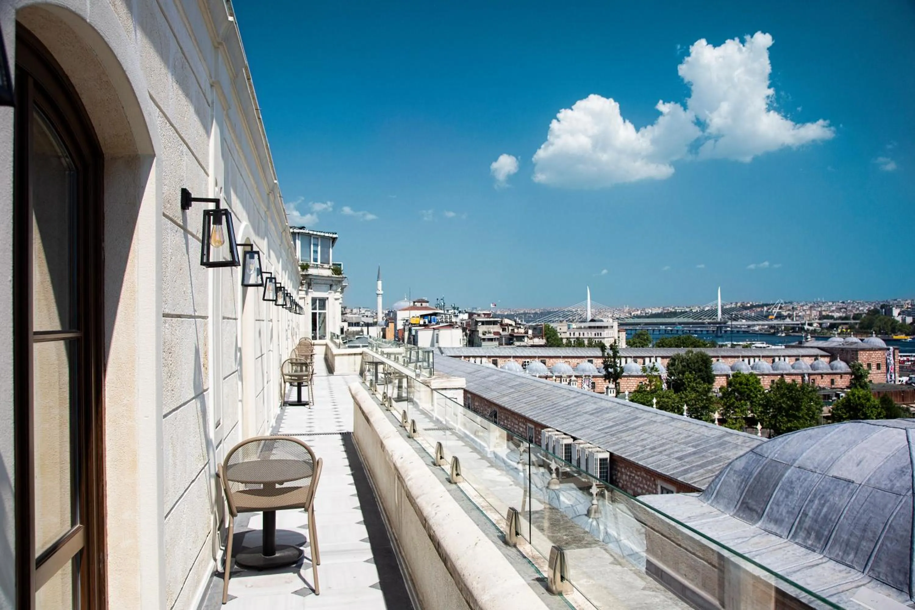 Balcony/Terrace in Mest Hotel Istanbul Sirkeci