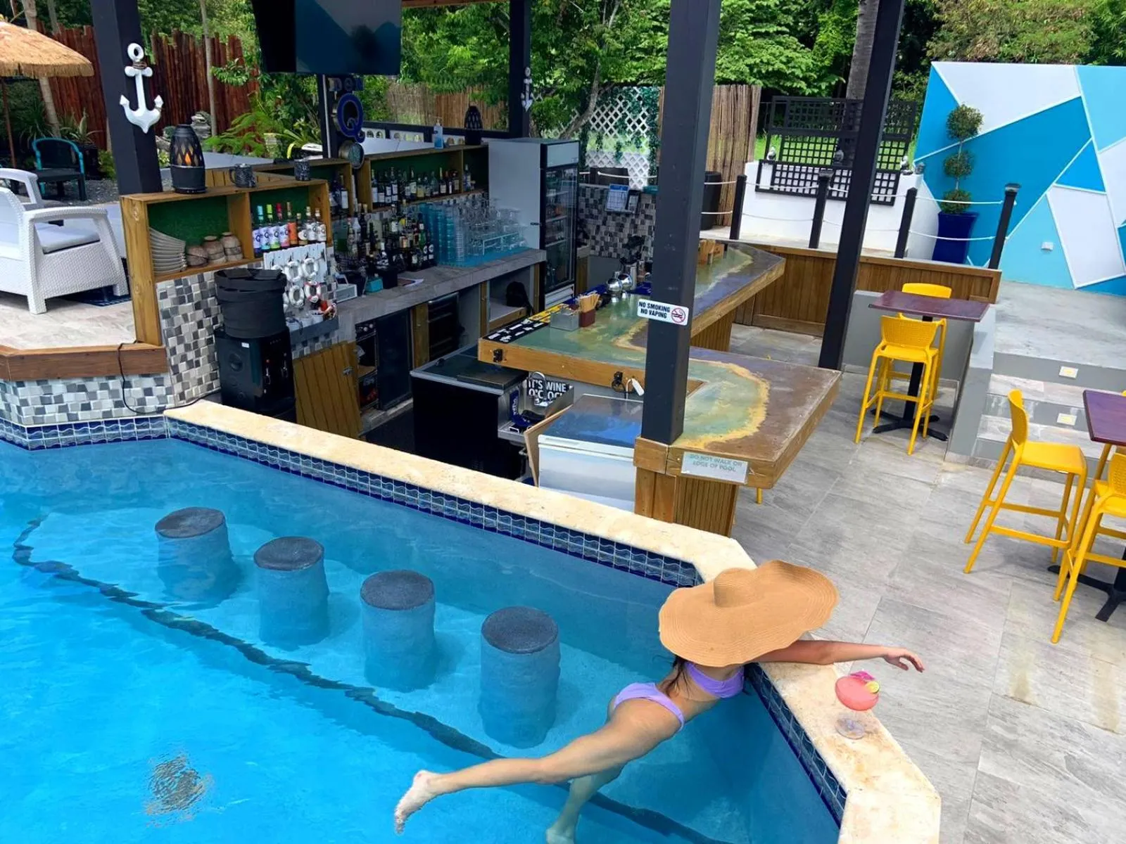 Patio in Aqua Marina Beach Club