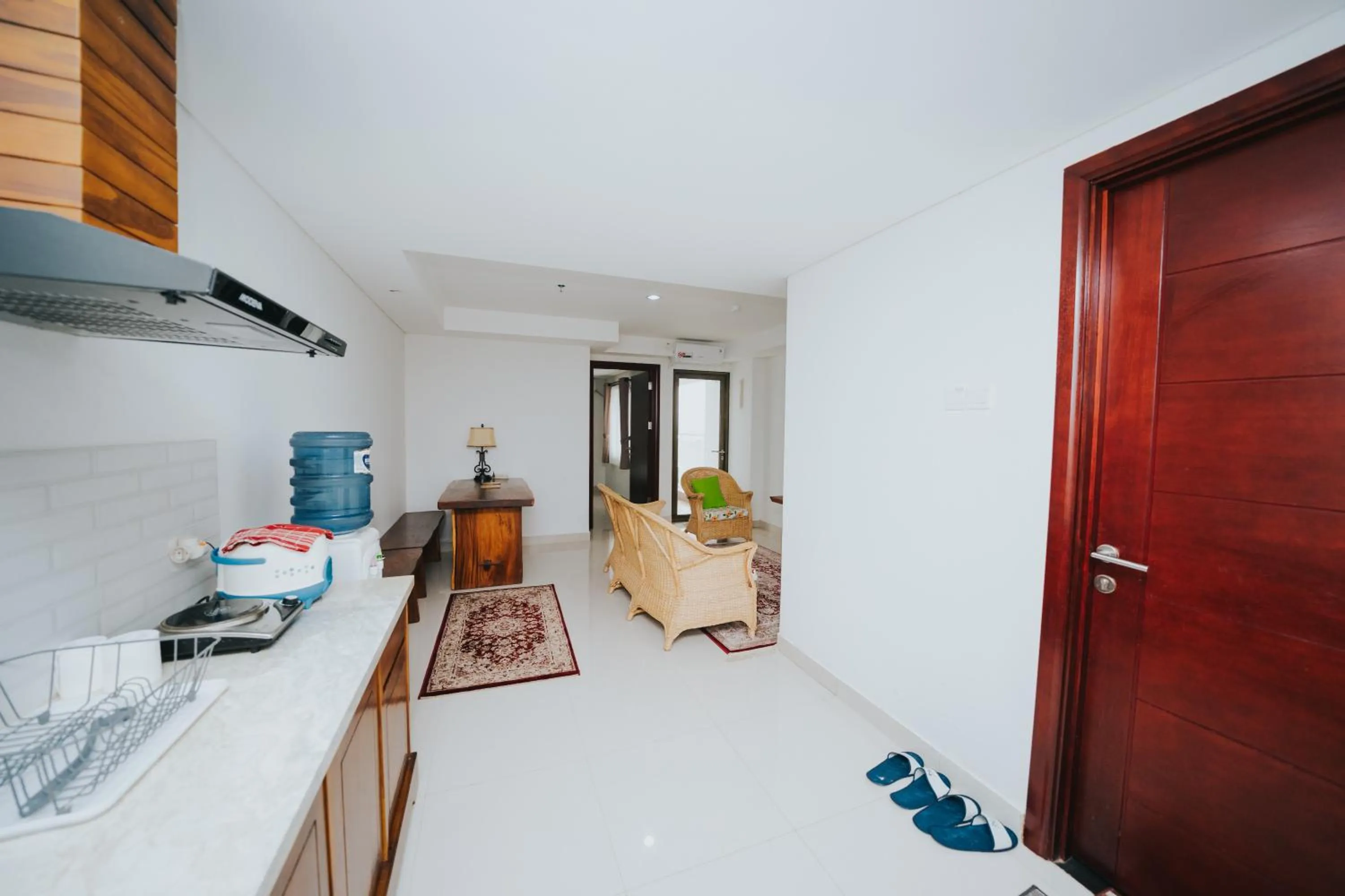 Kitchen or kitchenette in Apartemen Tera Residence