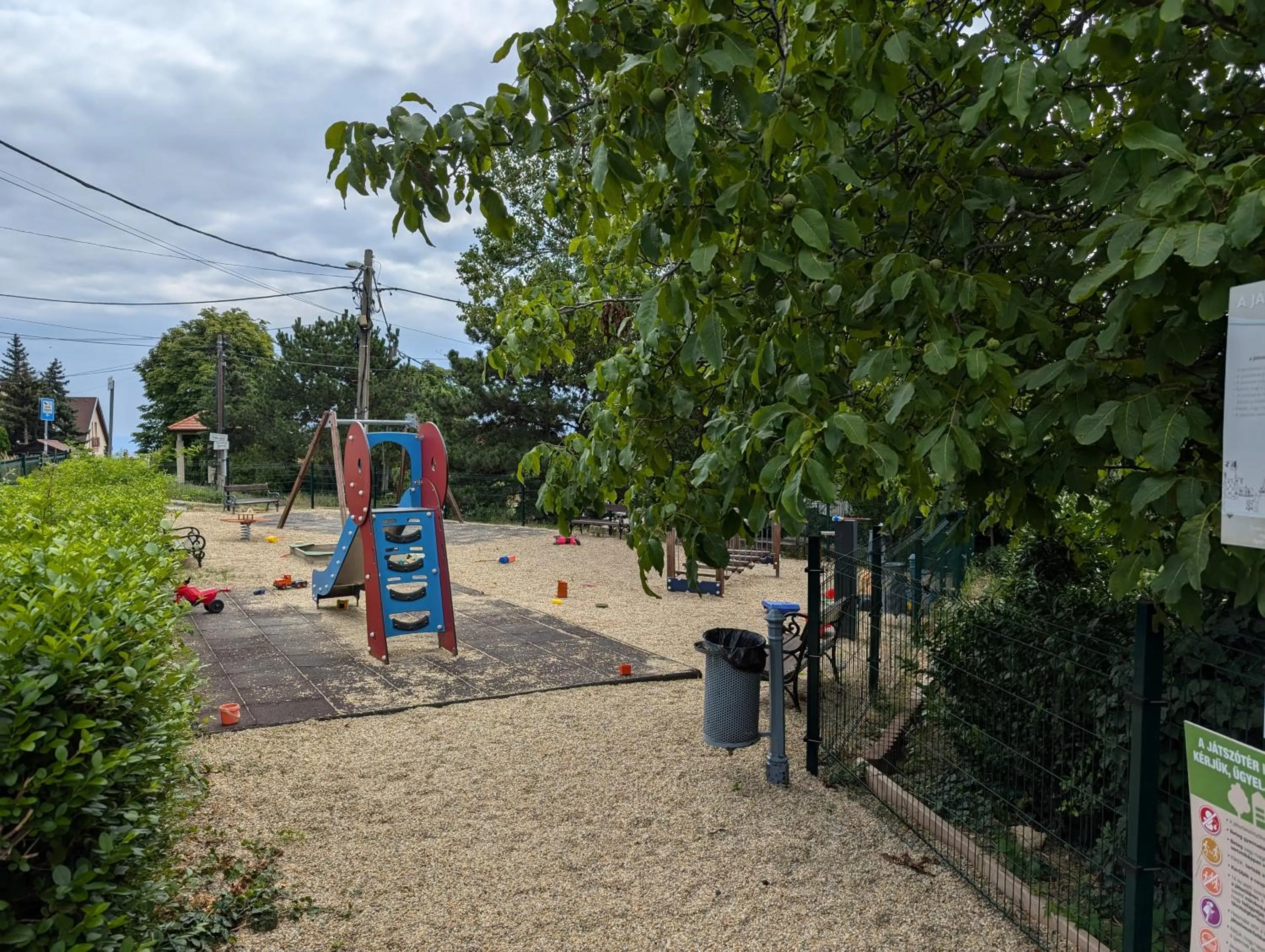 Children play ground in Hotel Molnár