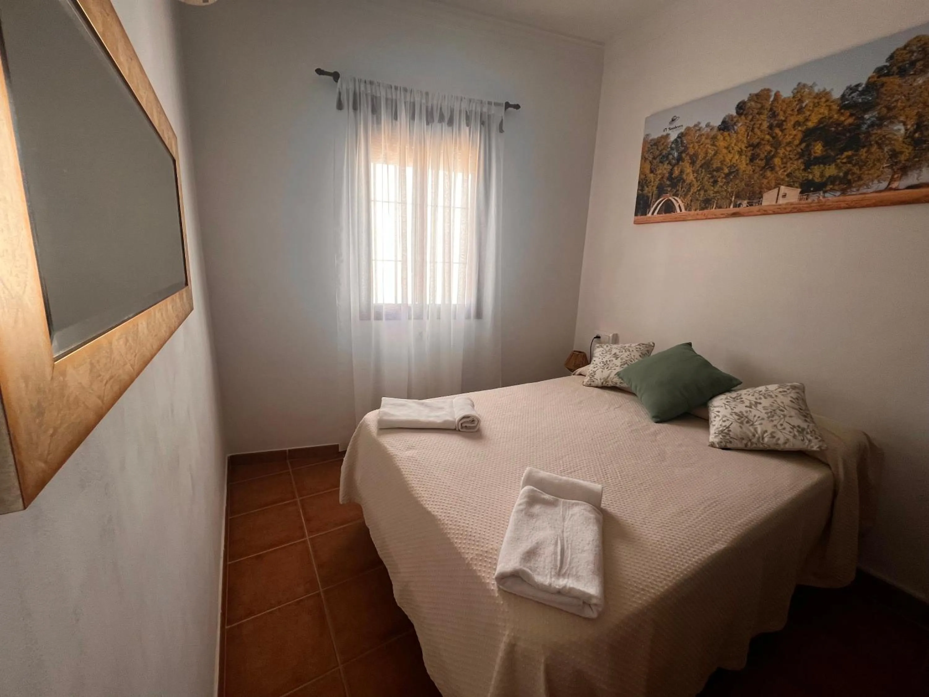 Bed in Alojamiento Rural El Sombrero