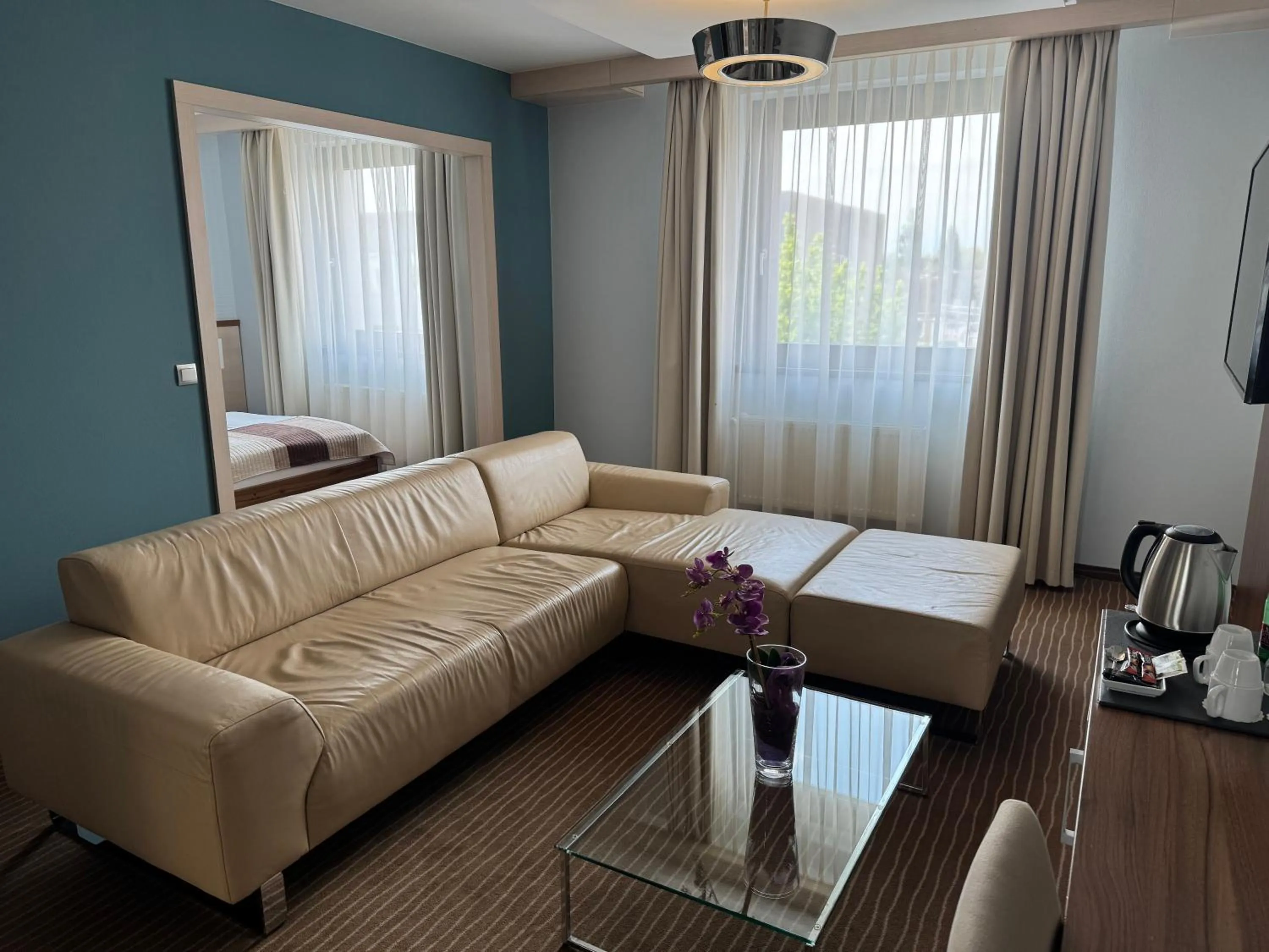 Living room, Bed in Hotel Famulus