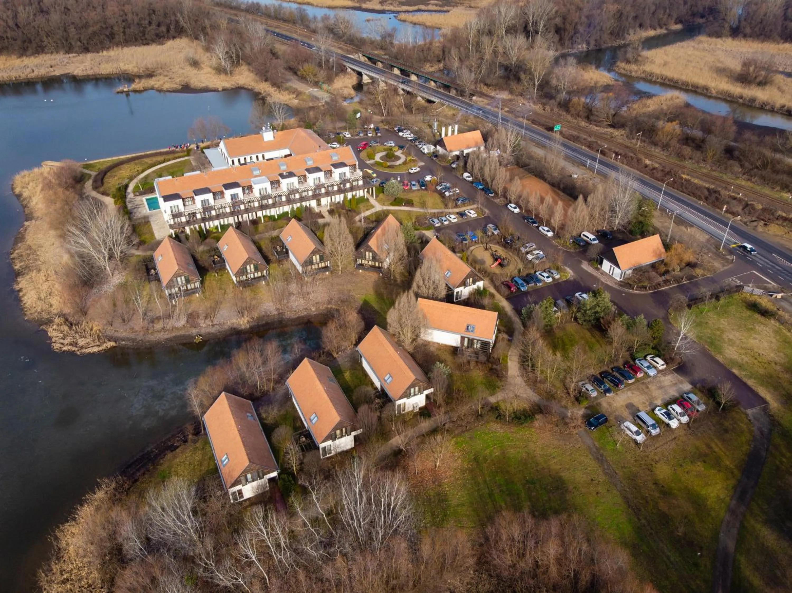 Bird's eye view in Tisza Balneum Hotel