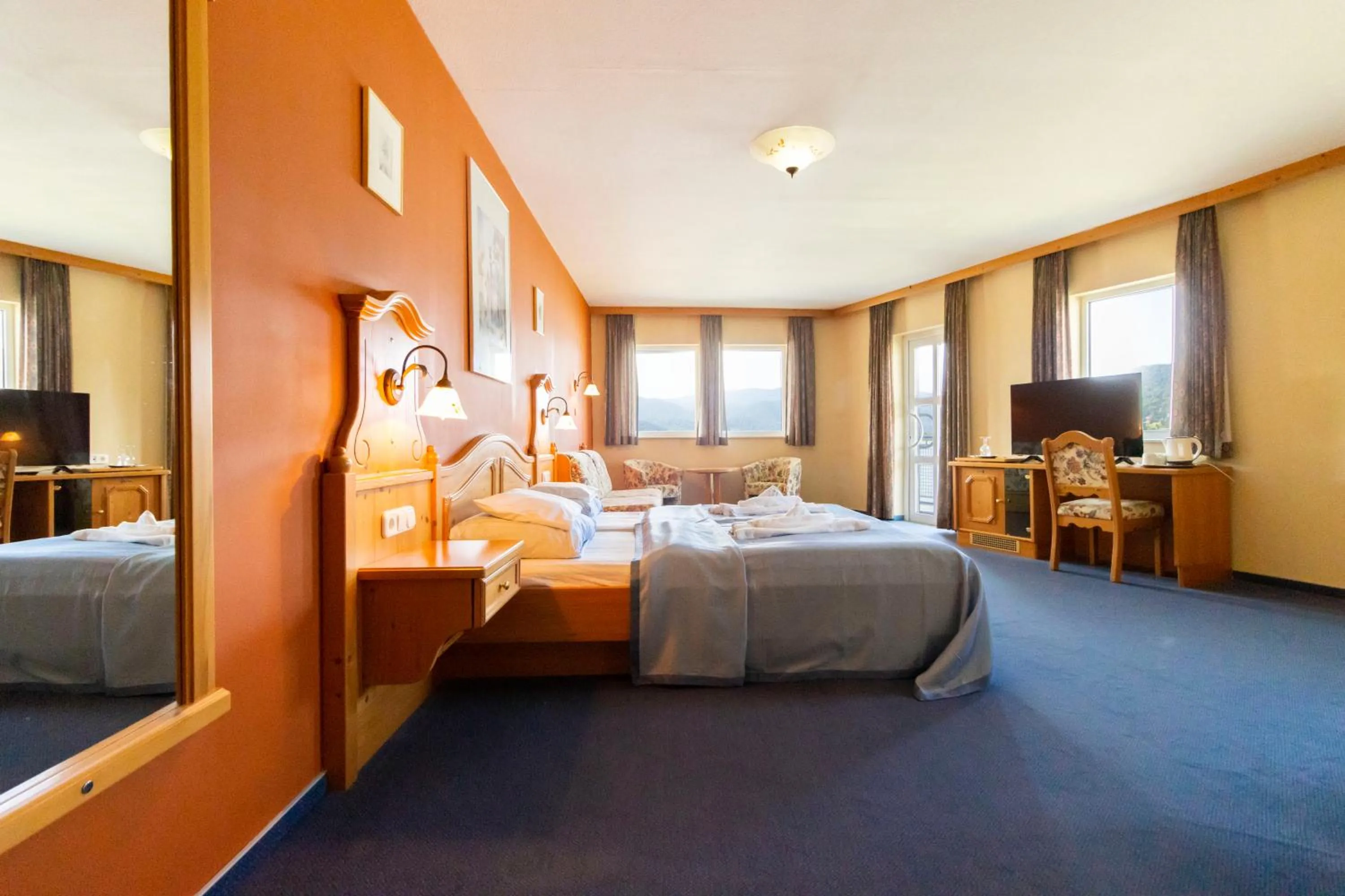 Bed in Aquamarina Hotel Visegrád