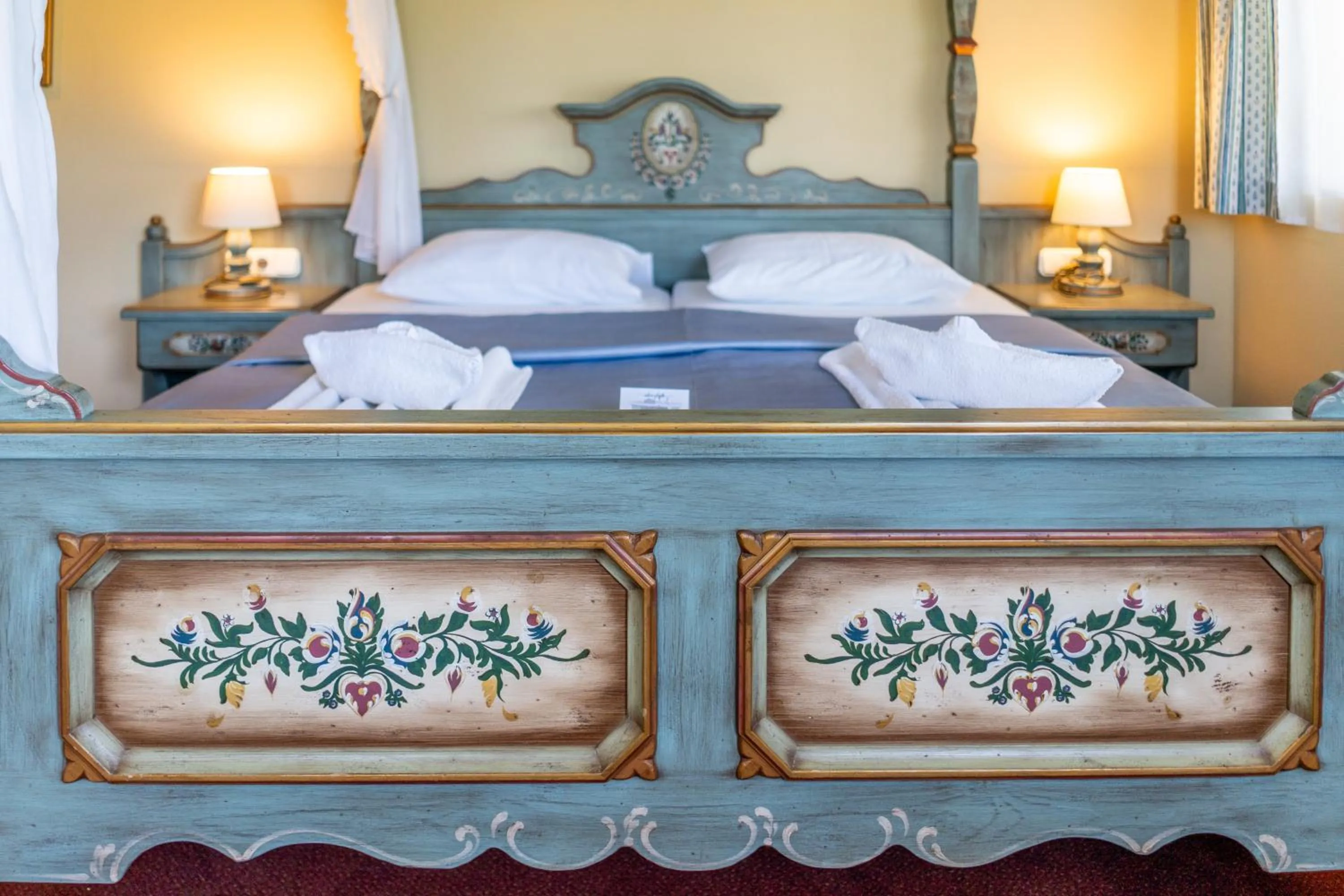 Bed in Aquamarina Hotel Visegrád