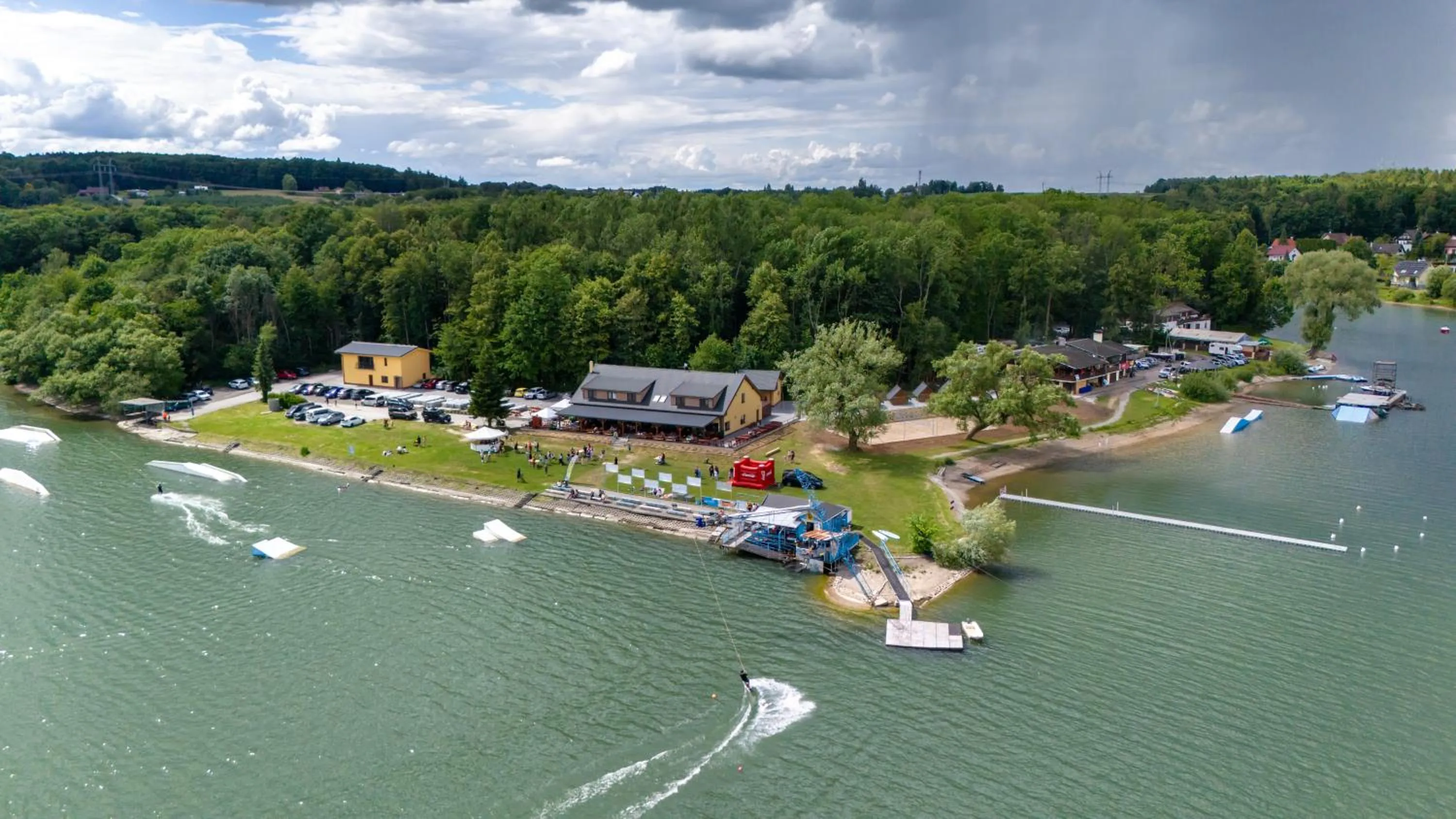 Bird's eye view in Resort Těrlicko