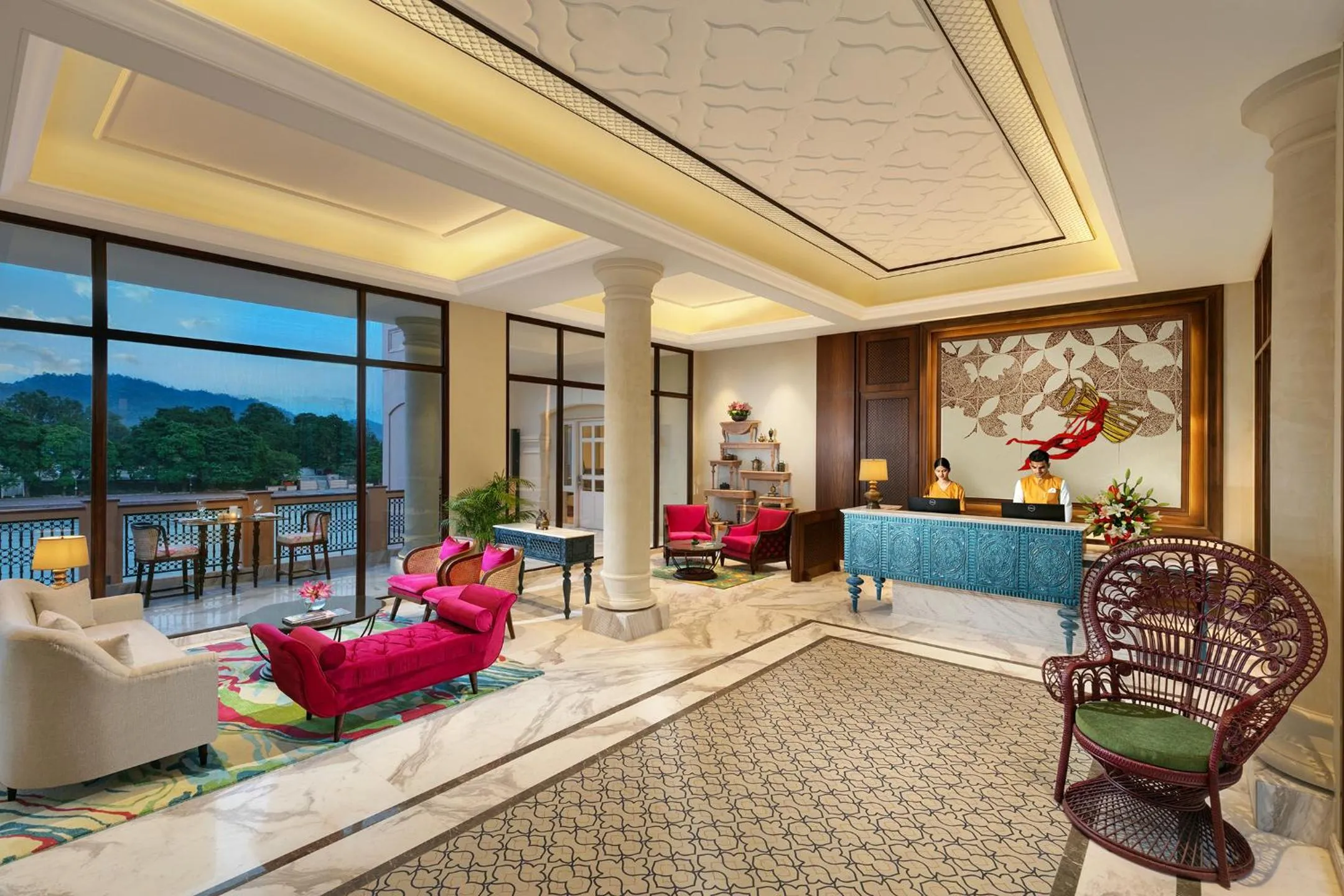 Lobby or reception in Pilibhit House, Haridwar – IHCL SeleQtions