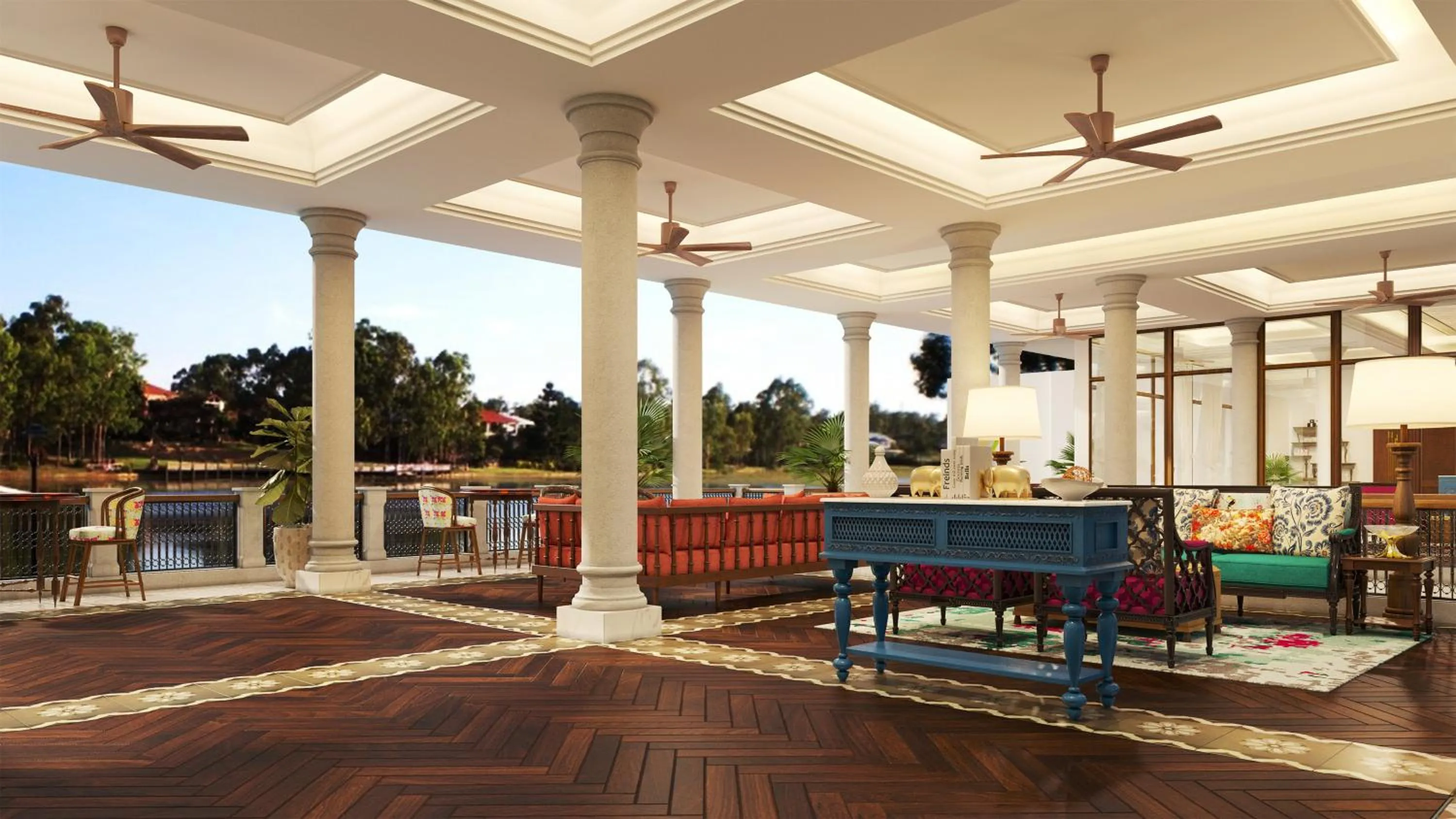 Lobby or reception in Pilibhit House, Haridwar – IHCL SeleQtions