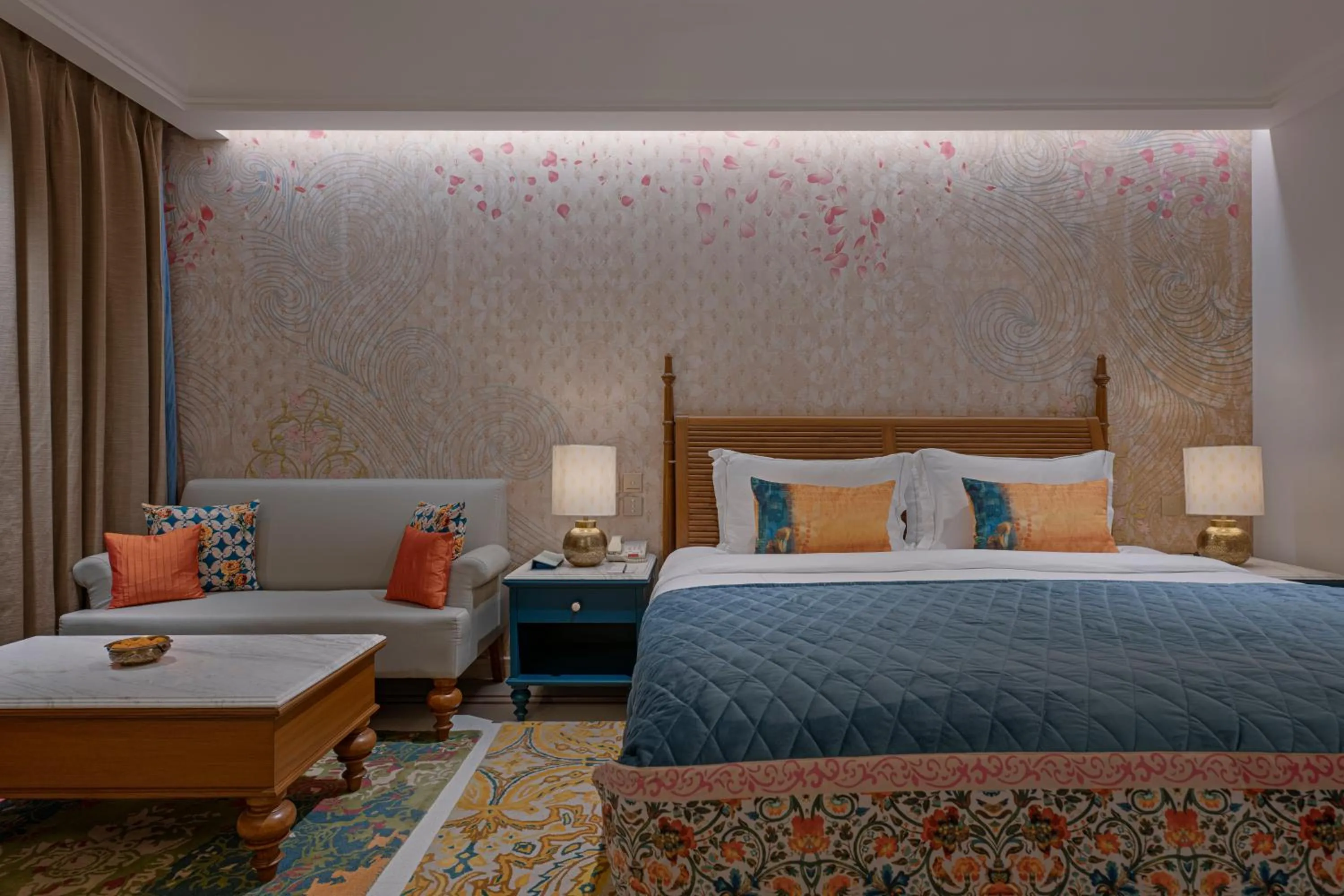 Bedroom, Bed in Pilibhit House, Haridwar – IHCL SeleQtions