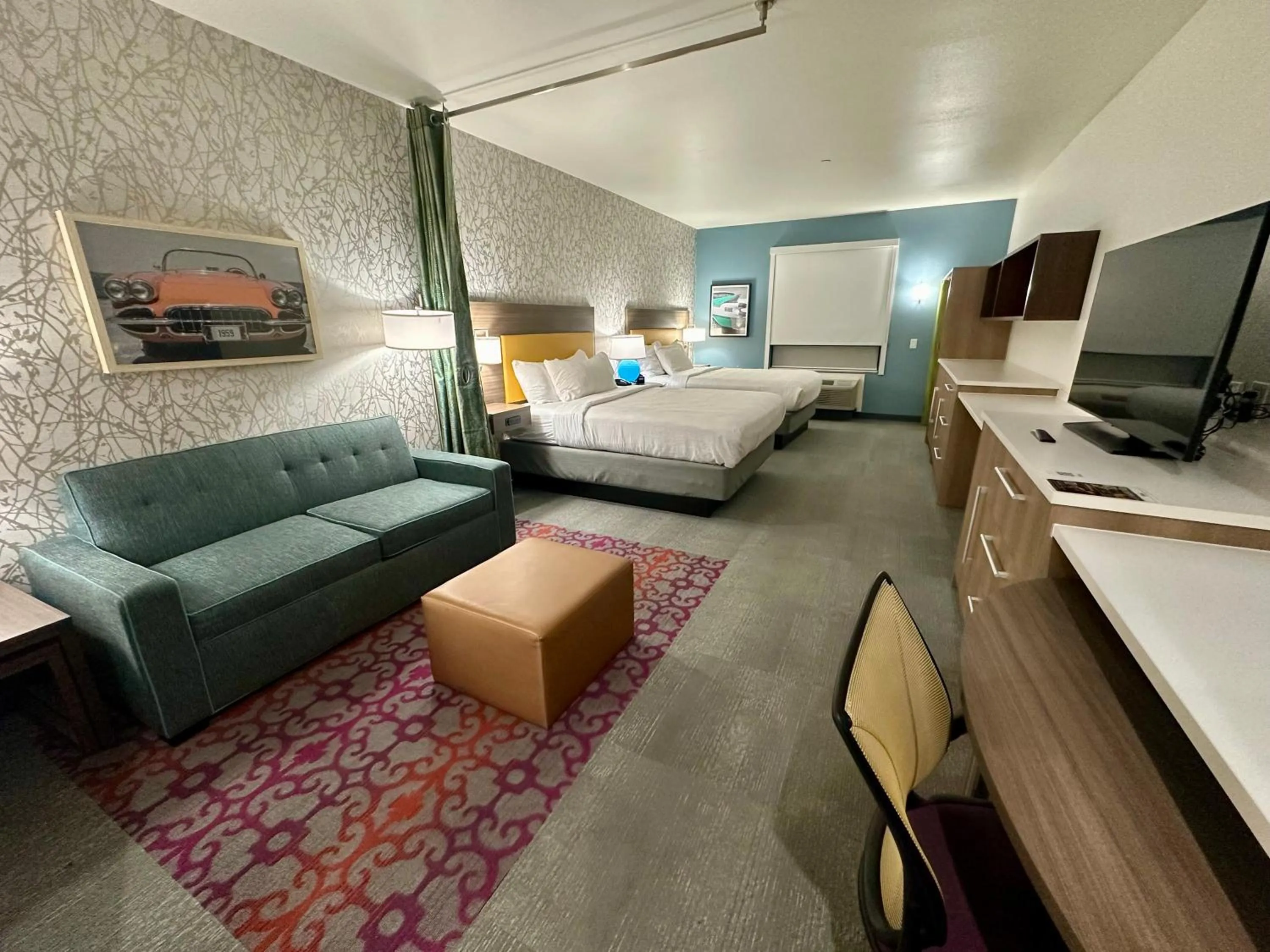 Queen Studio with Two Queen Beds - Non-Smoking in Home2 Suites By Hilton Amarillo East