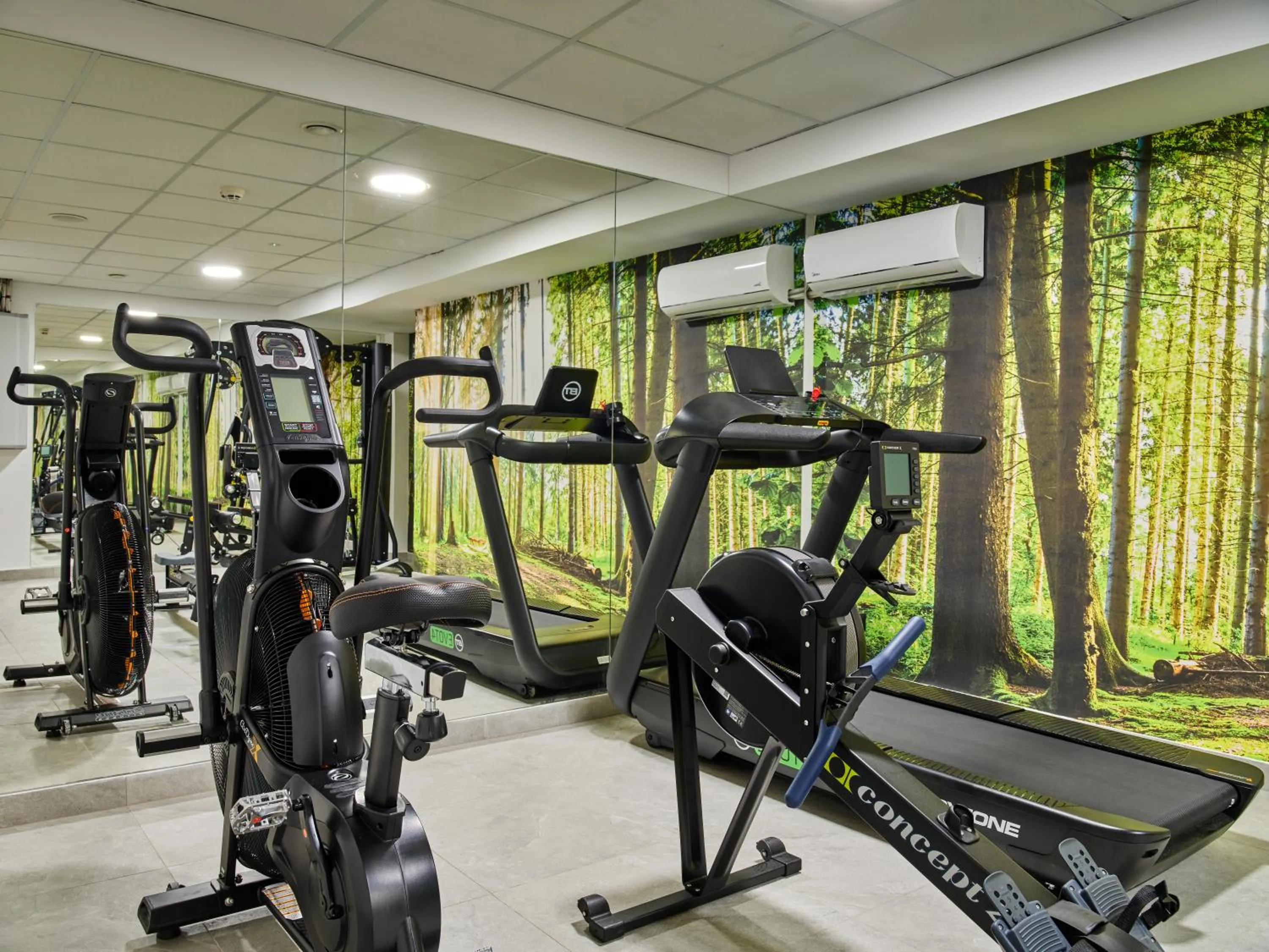 Fitness centre/facilities in 1891 Garni Hotel