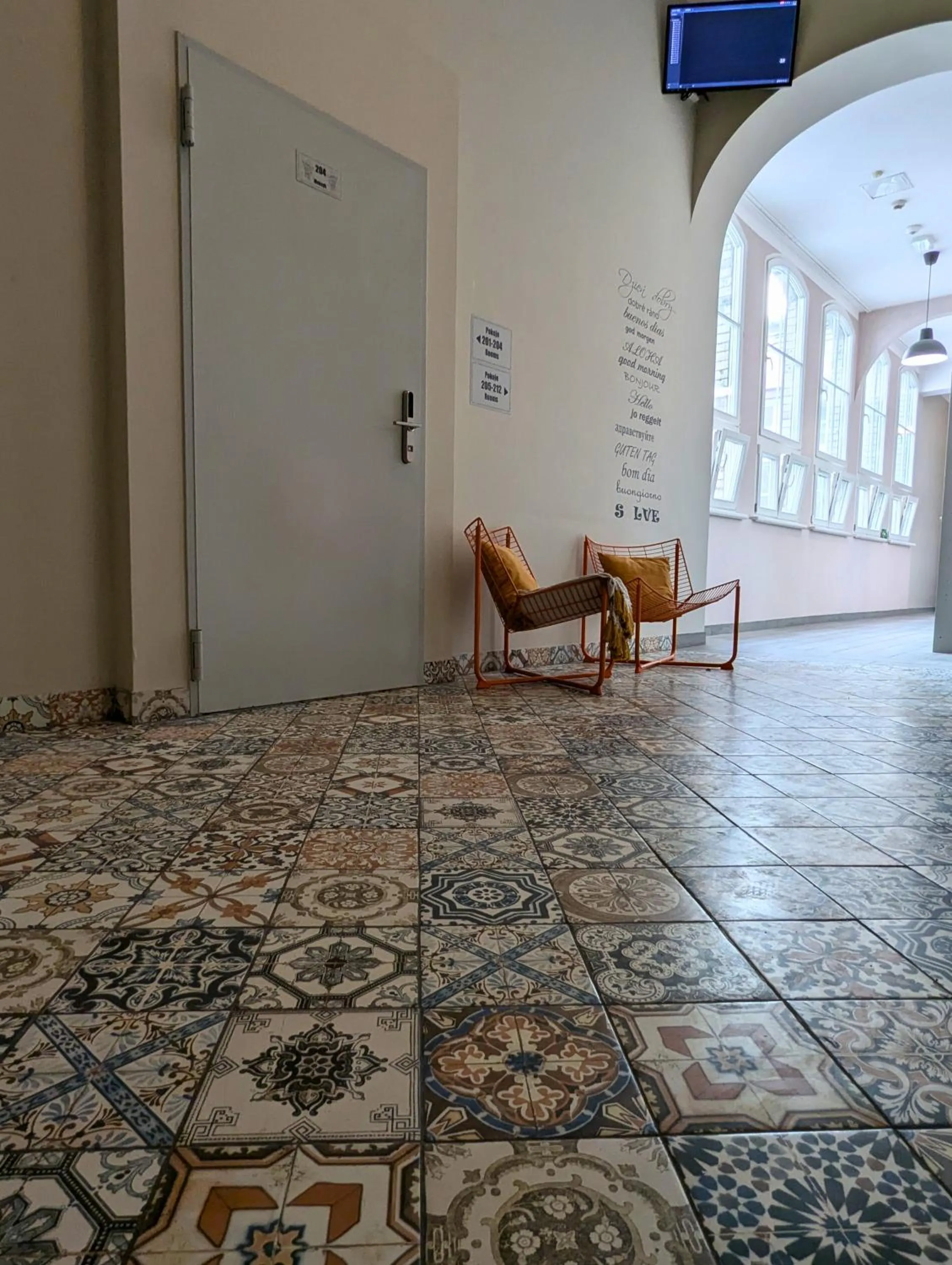 Lobby or reception in RYNEK 30 Hostel