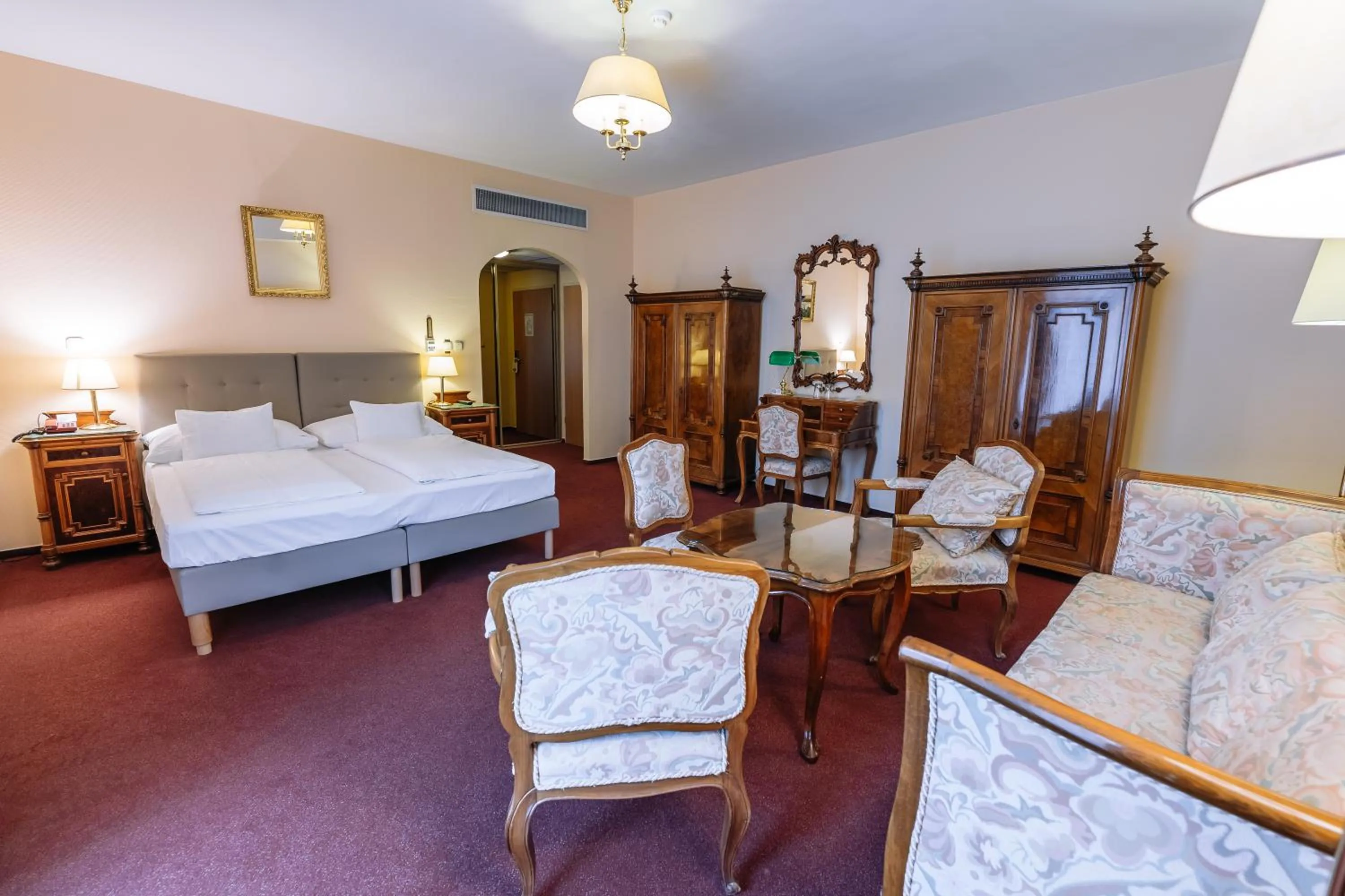 Bed in Pannonia Hotel