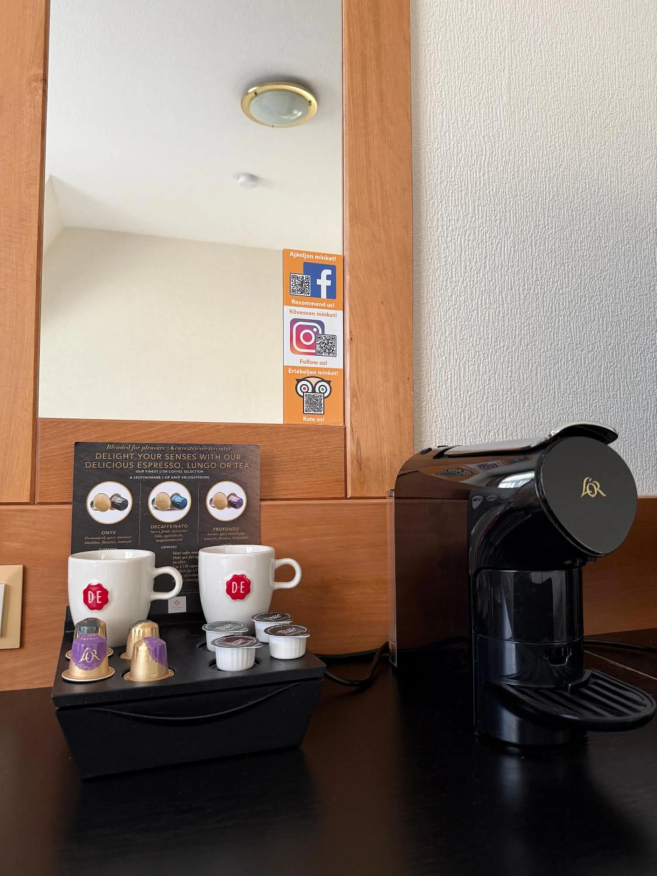 Coffee/tea facilities in Hotel Sopron