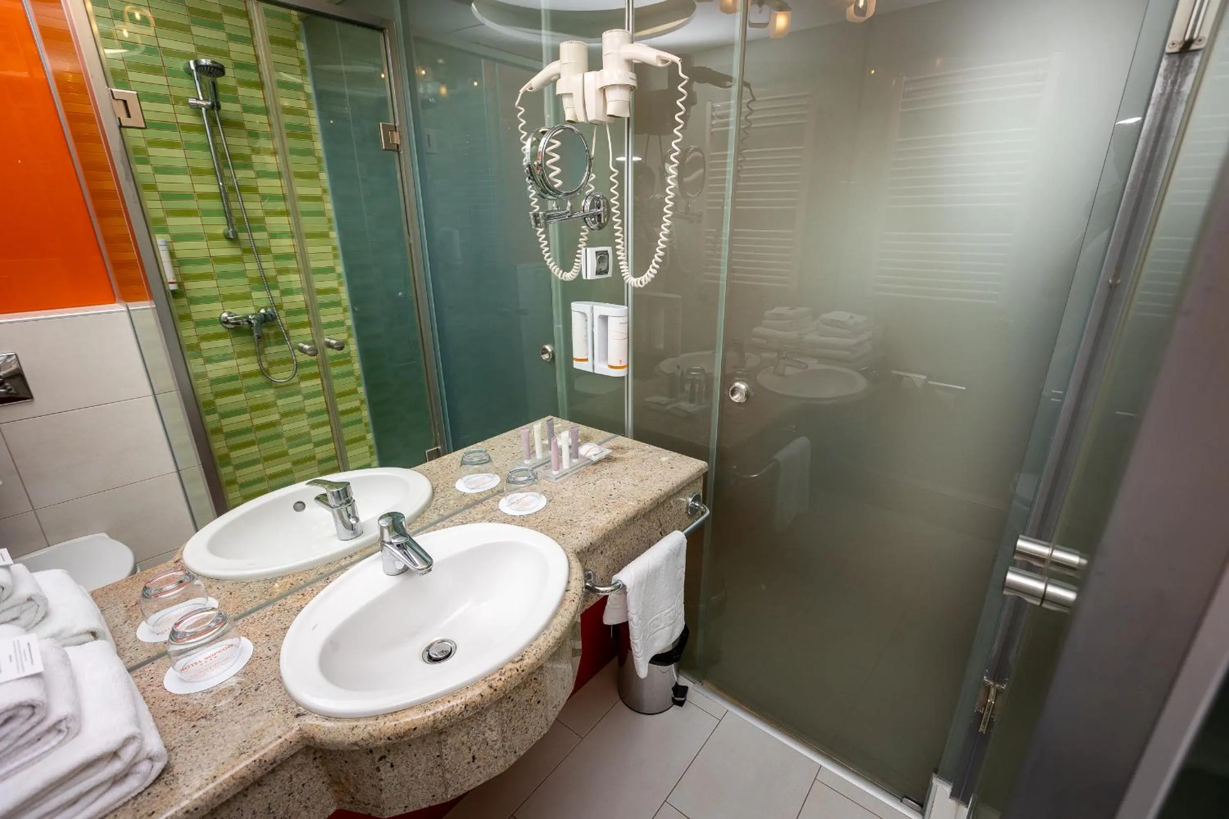 Shower in Hotel Sopron