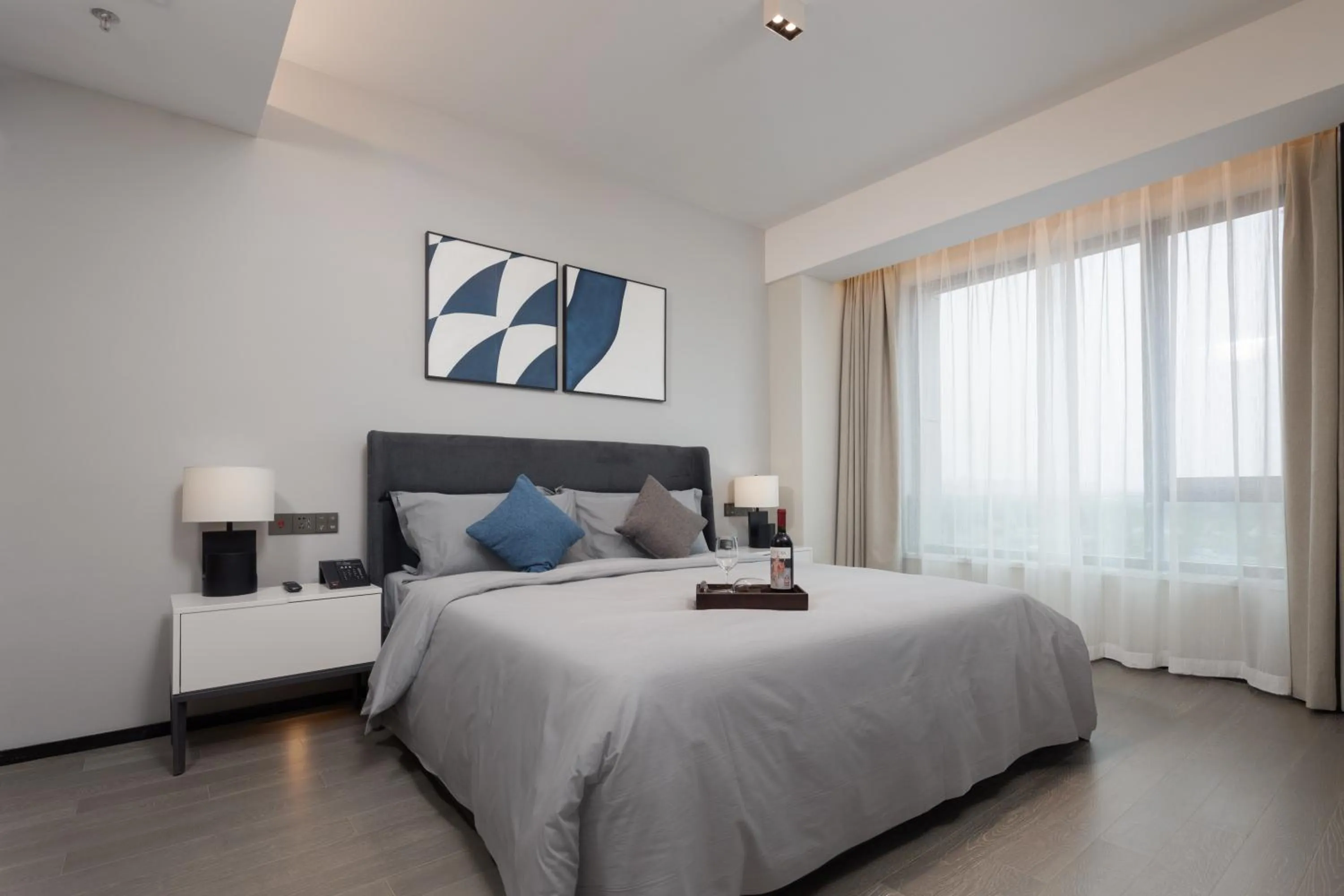 Bed in ParcVue Hotel Residence Nanjing