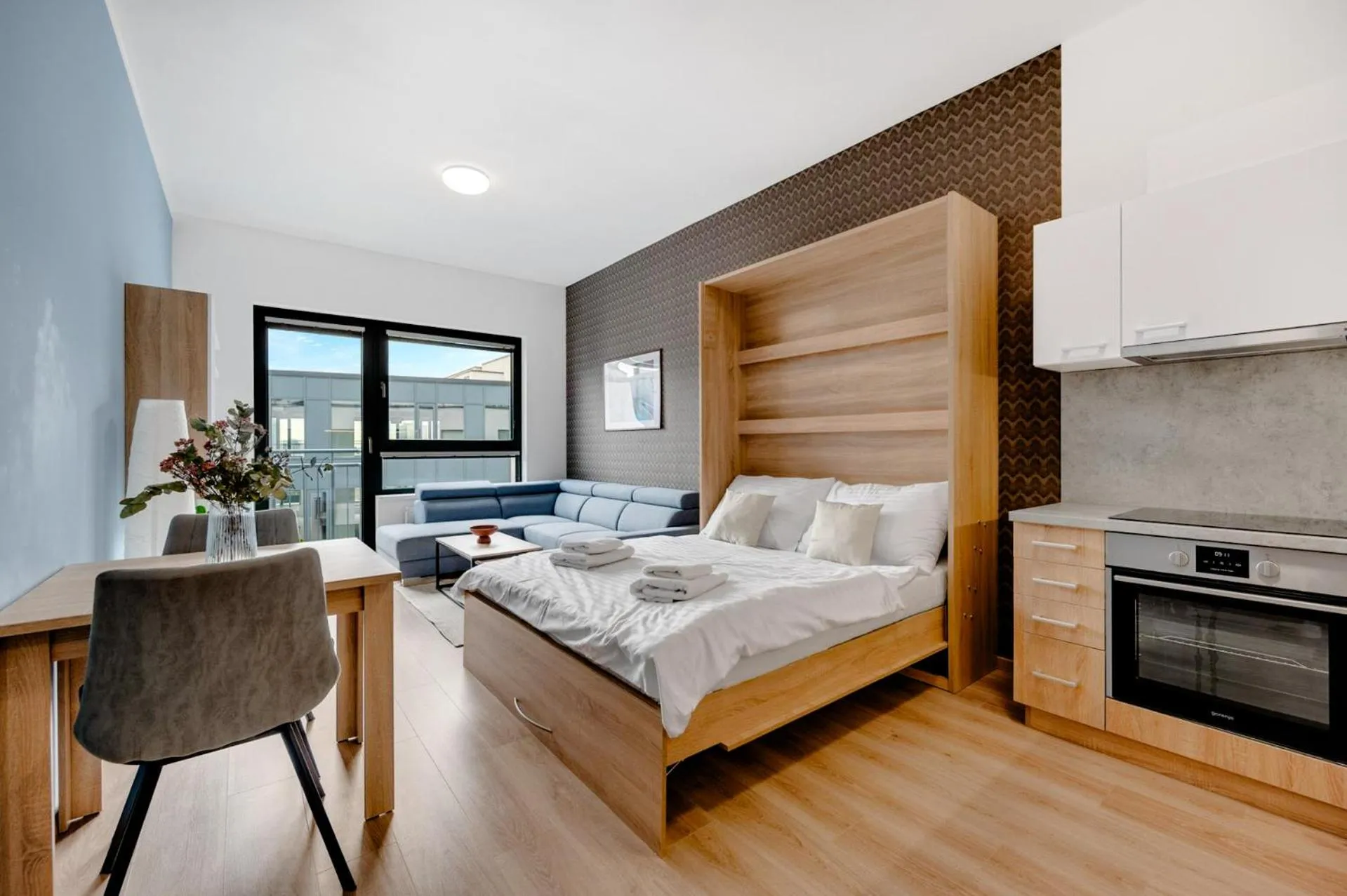 Bed in Metropolitan Star Apart Hotel