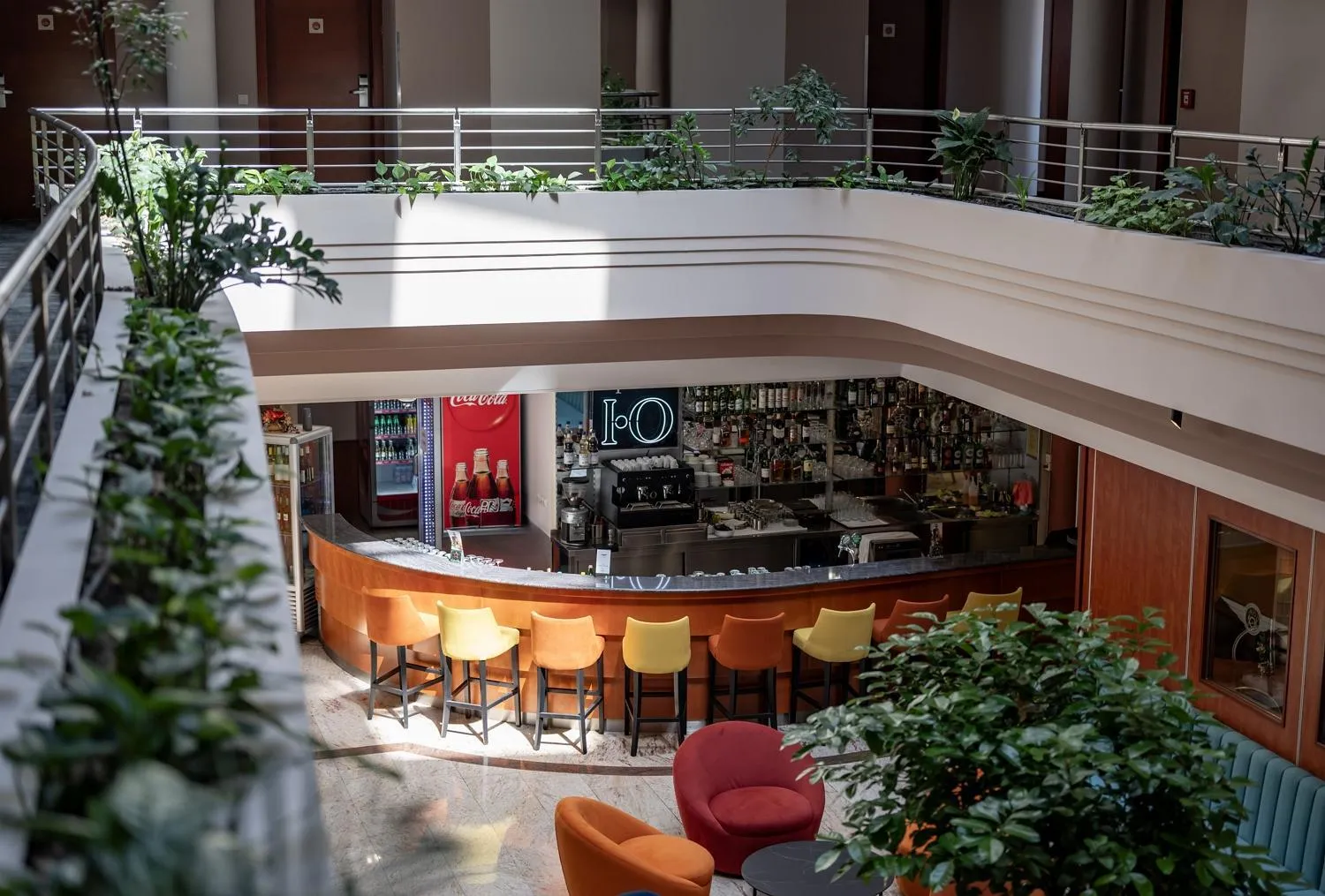 Lounge or bar in Airport Hotel Budapest