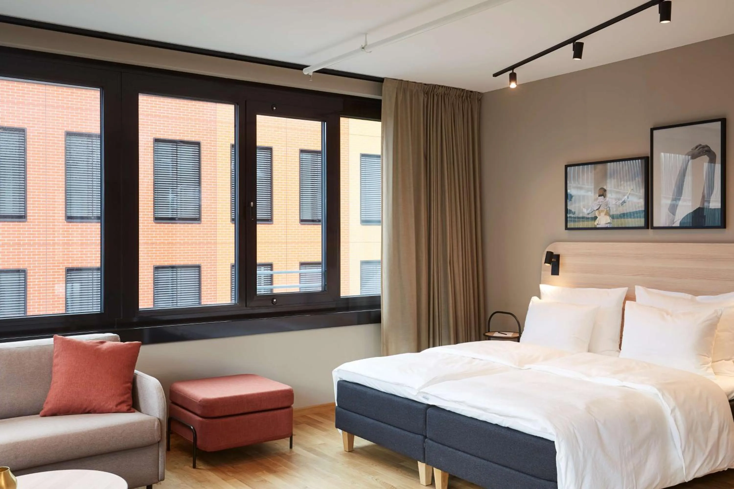 Bedroom, Bed in Scandic München Macherei