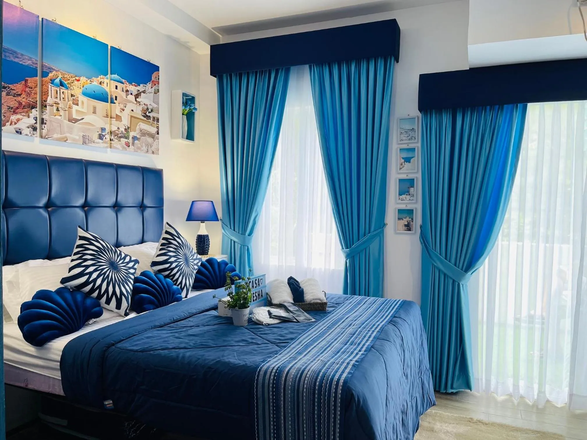 Bed in Casa Ayesha Sweet Staycation at La Bella Tagaytay