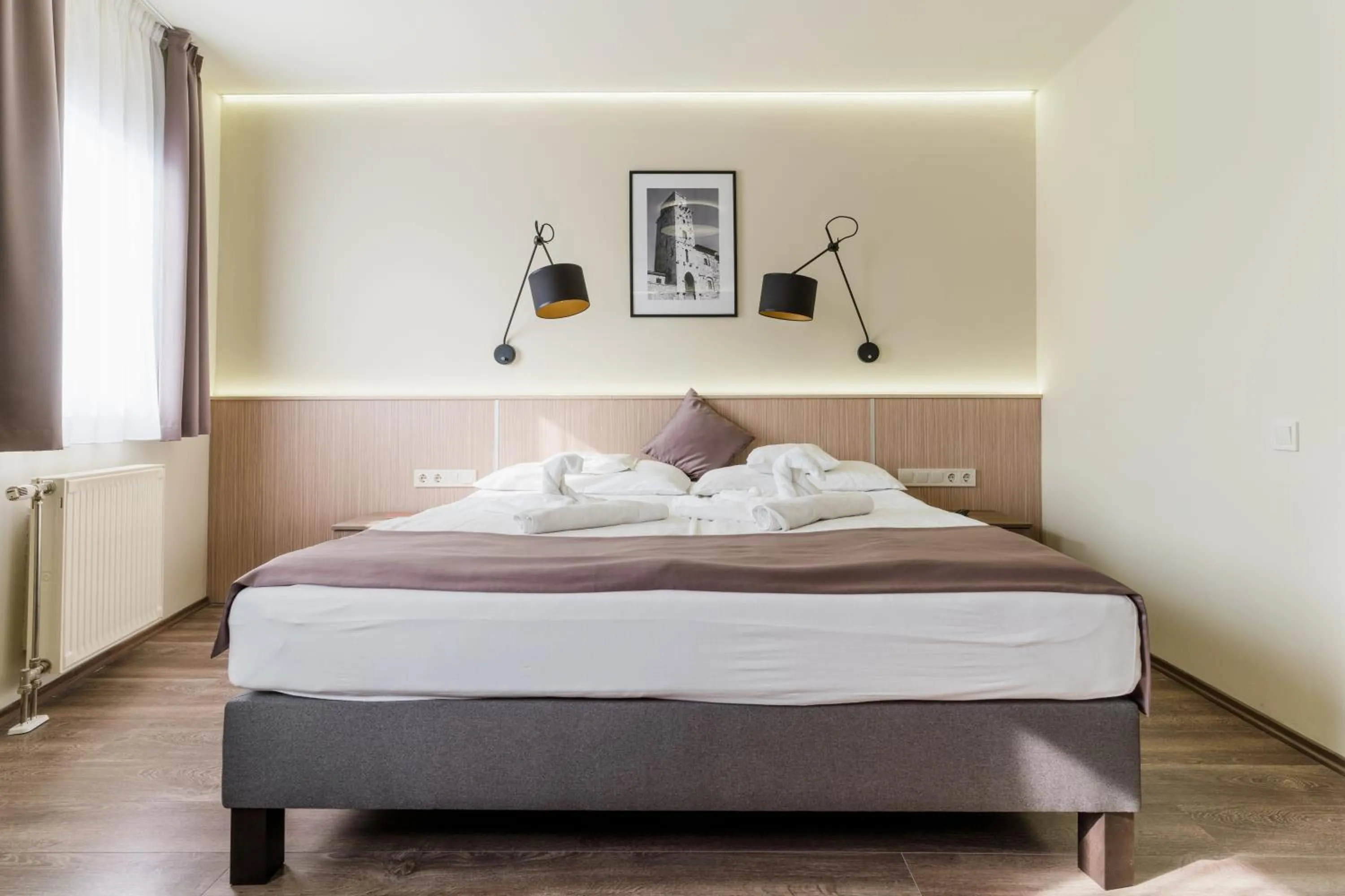 Photo of the whole room, Bed in Amstel Hattyú Panzió -Érintésmentes bejelentkezés