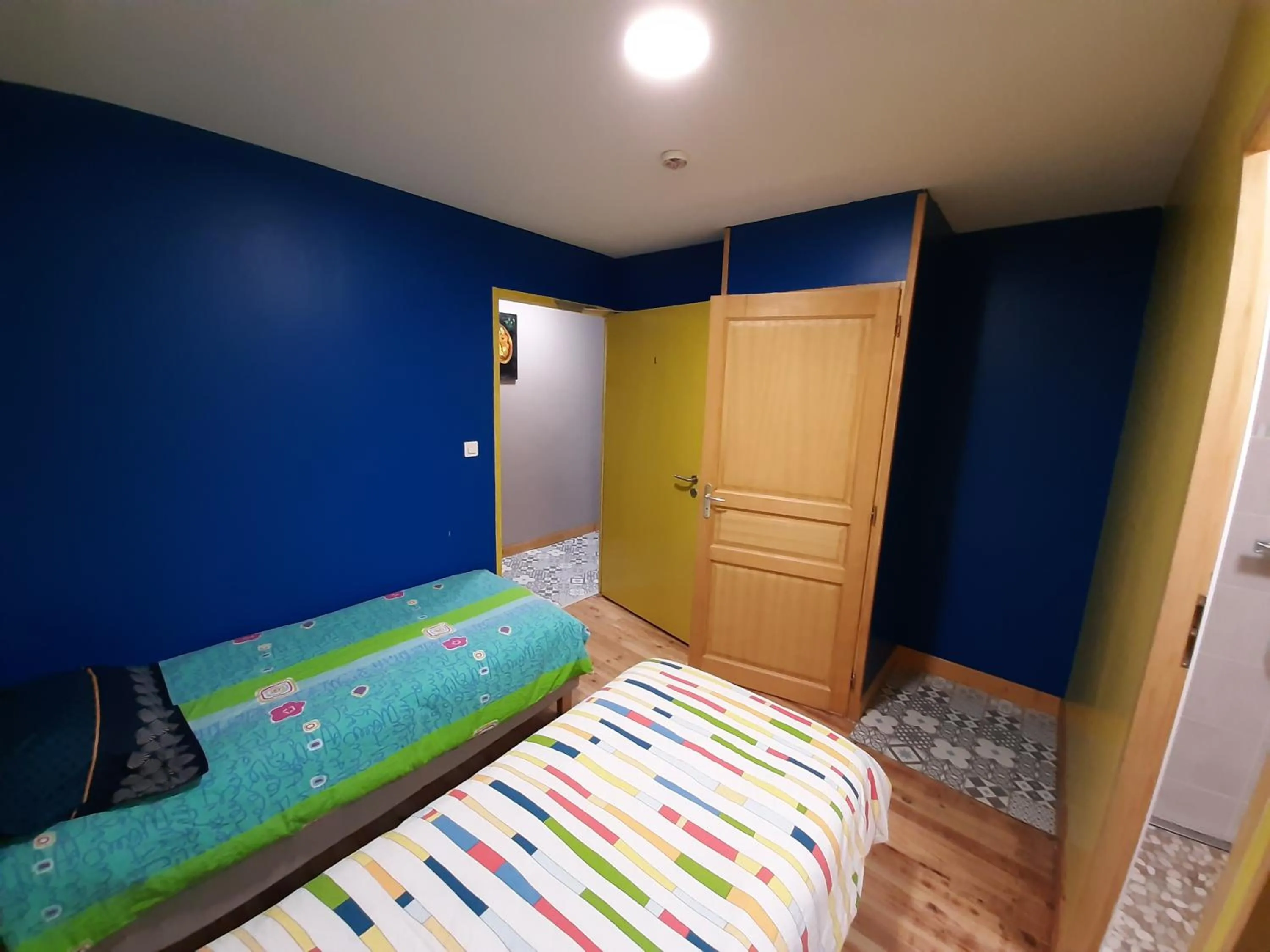 Bed in GITE AUBERGE EDELWEISS