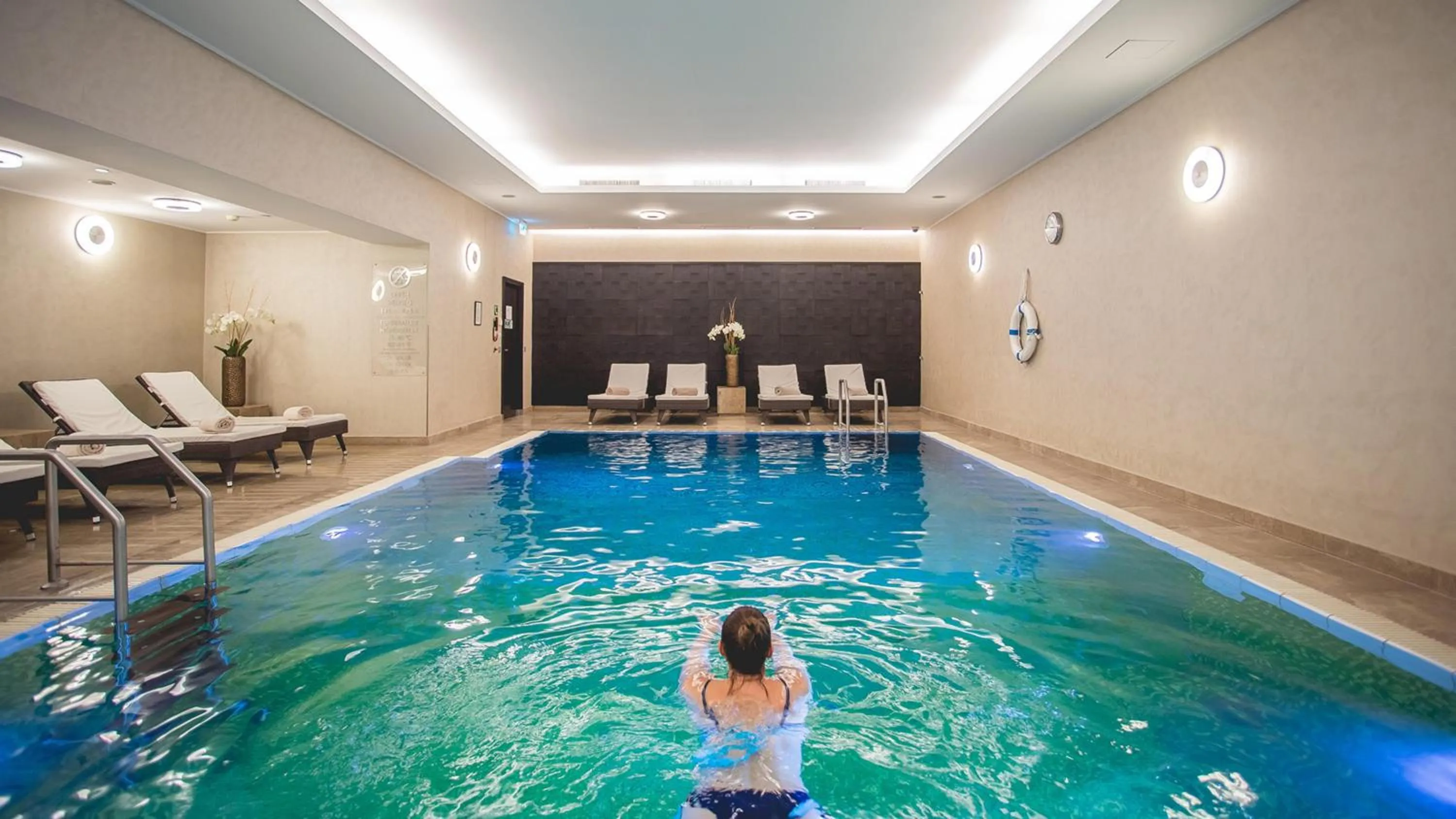 Swimming pool in InterContinental Budapest by IHG