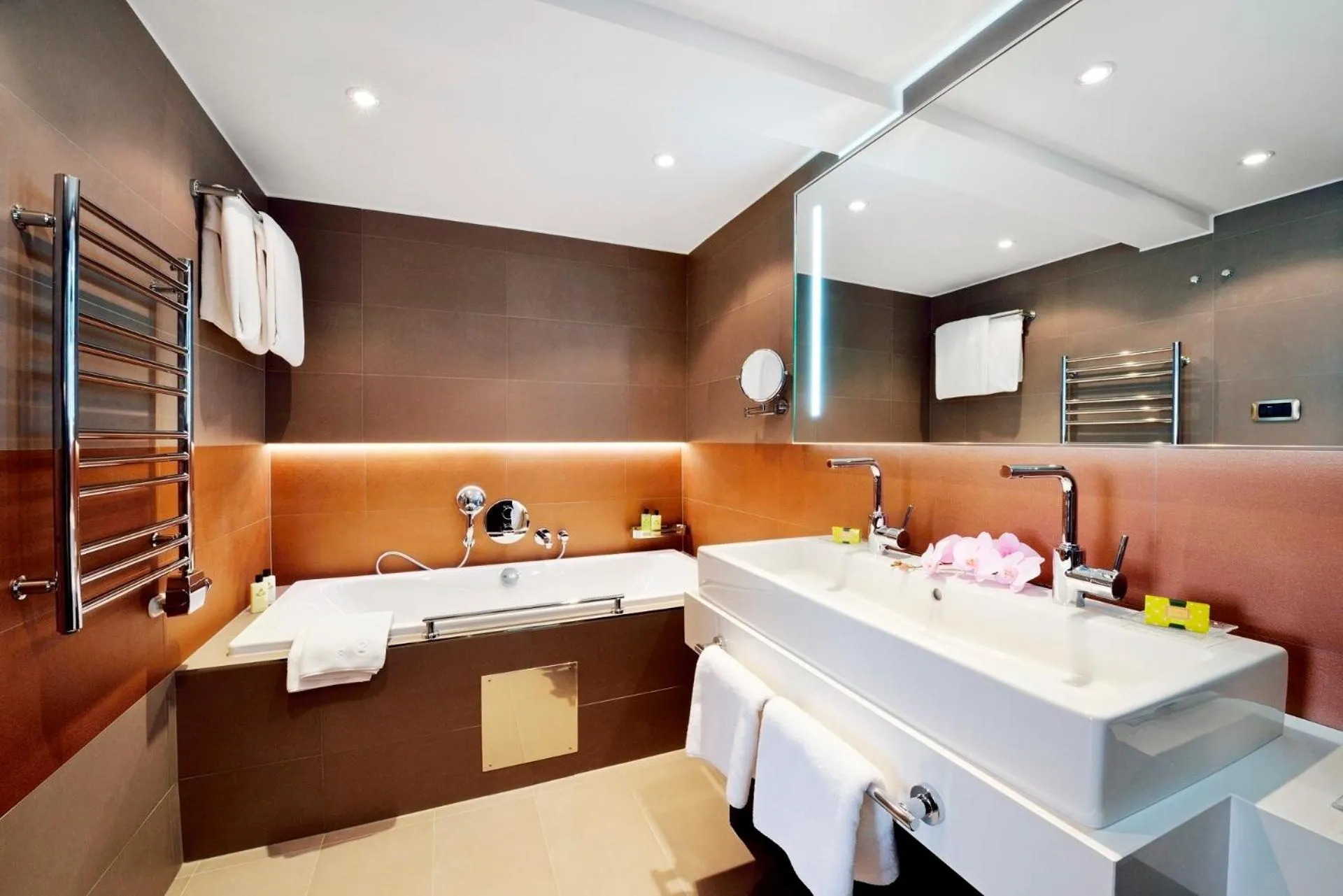 Bathroom in InterContinental Budapest by IHG