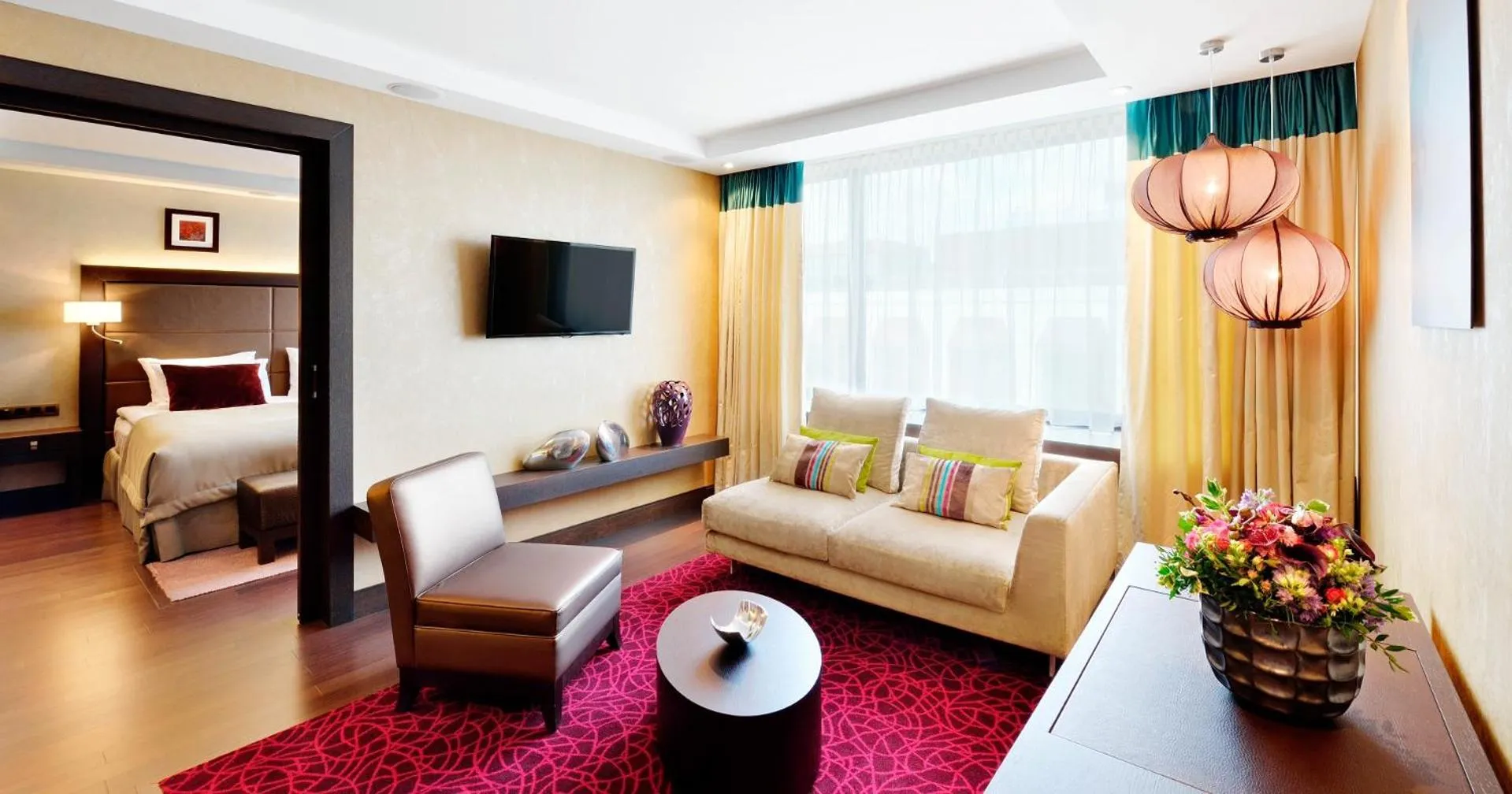 Living room, Bed in InterContinental Budapest by IHG