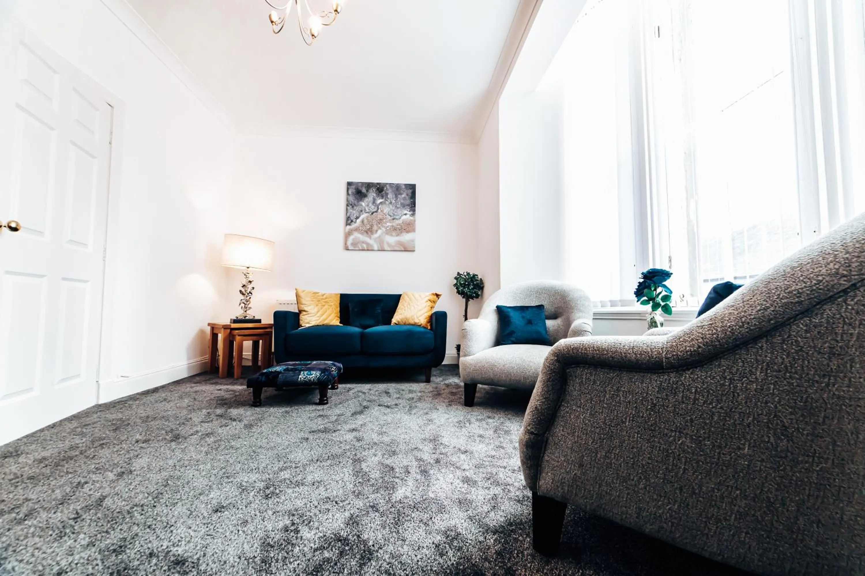 Living room in Princes Street Apartment