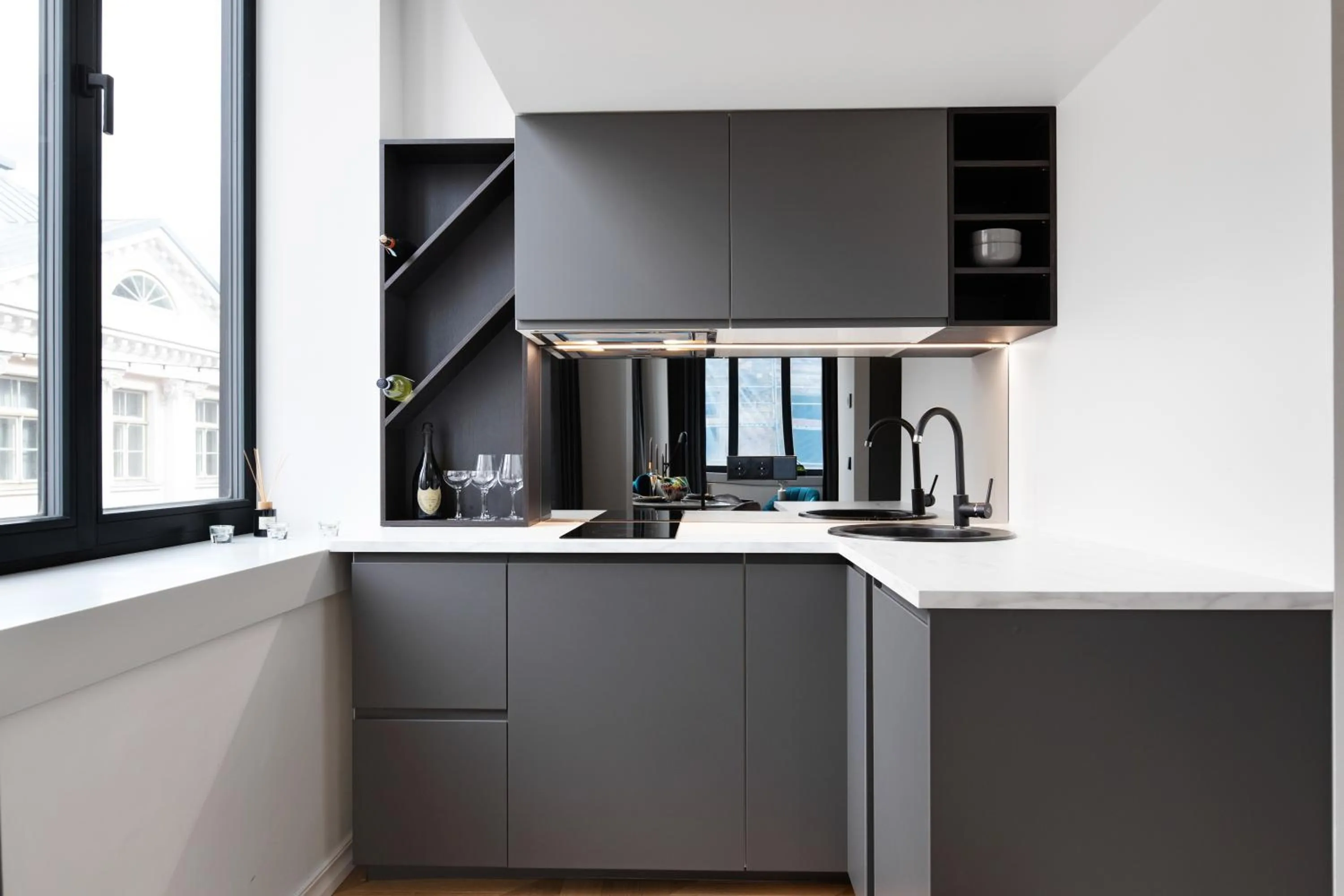 Kitchen or kitchenette in Bob W Tartu Old Town