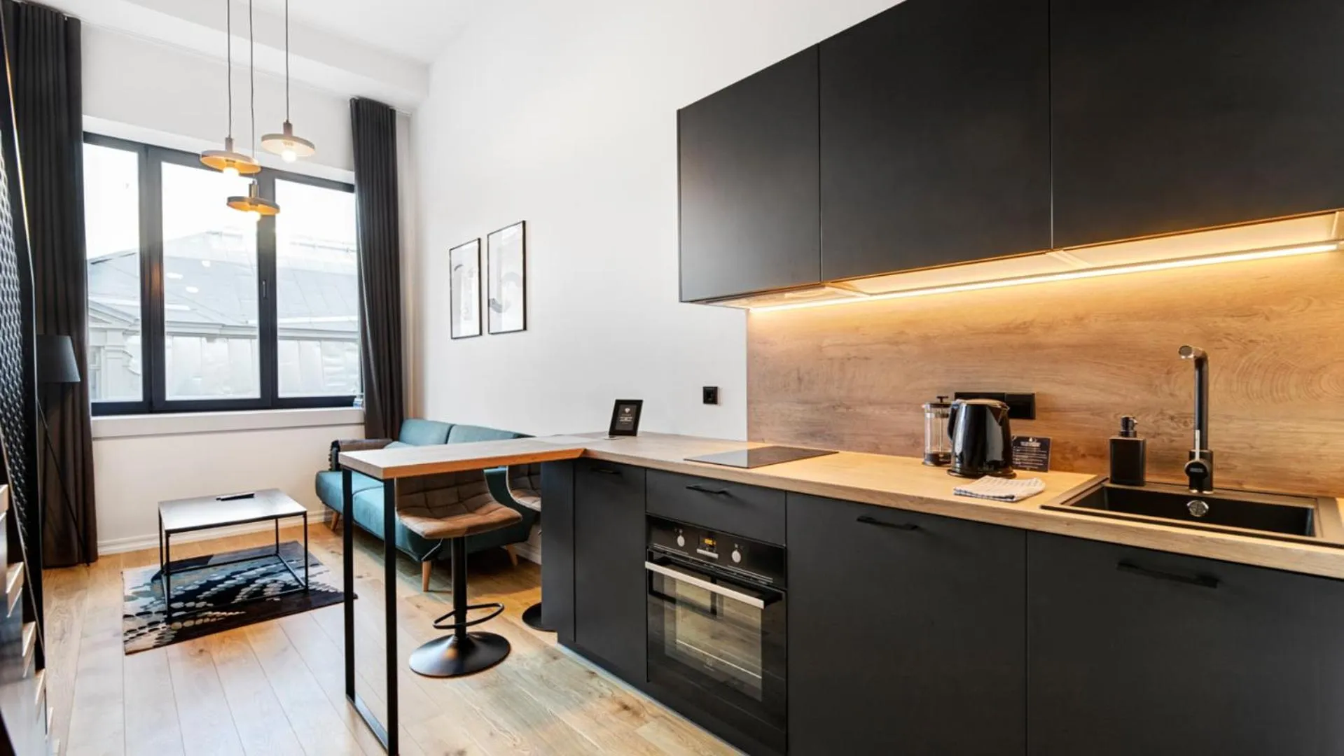 Kitchen or kitchenette in Bob W Tartu Old Town