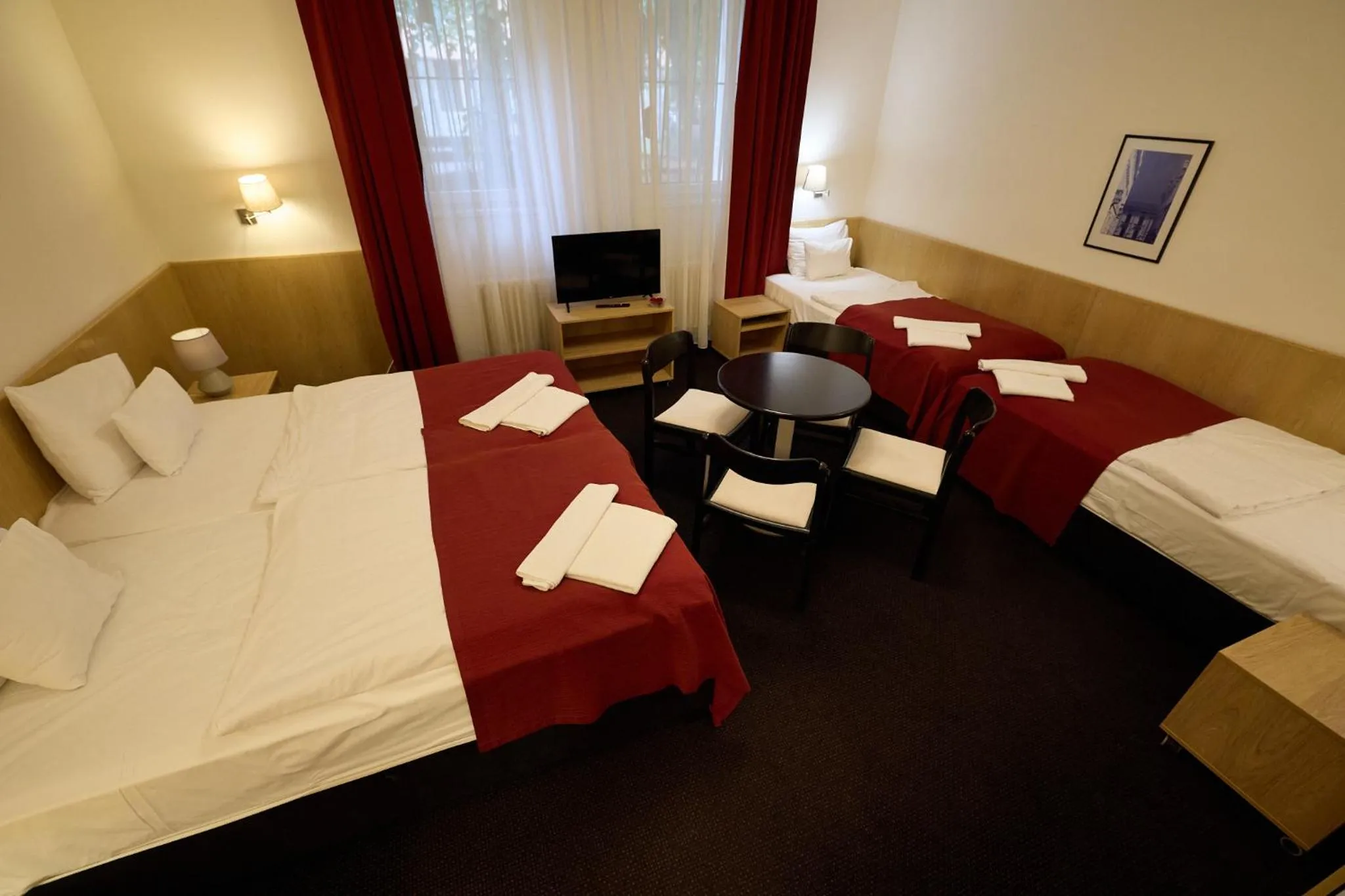 Bed in Hotel Laterum