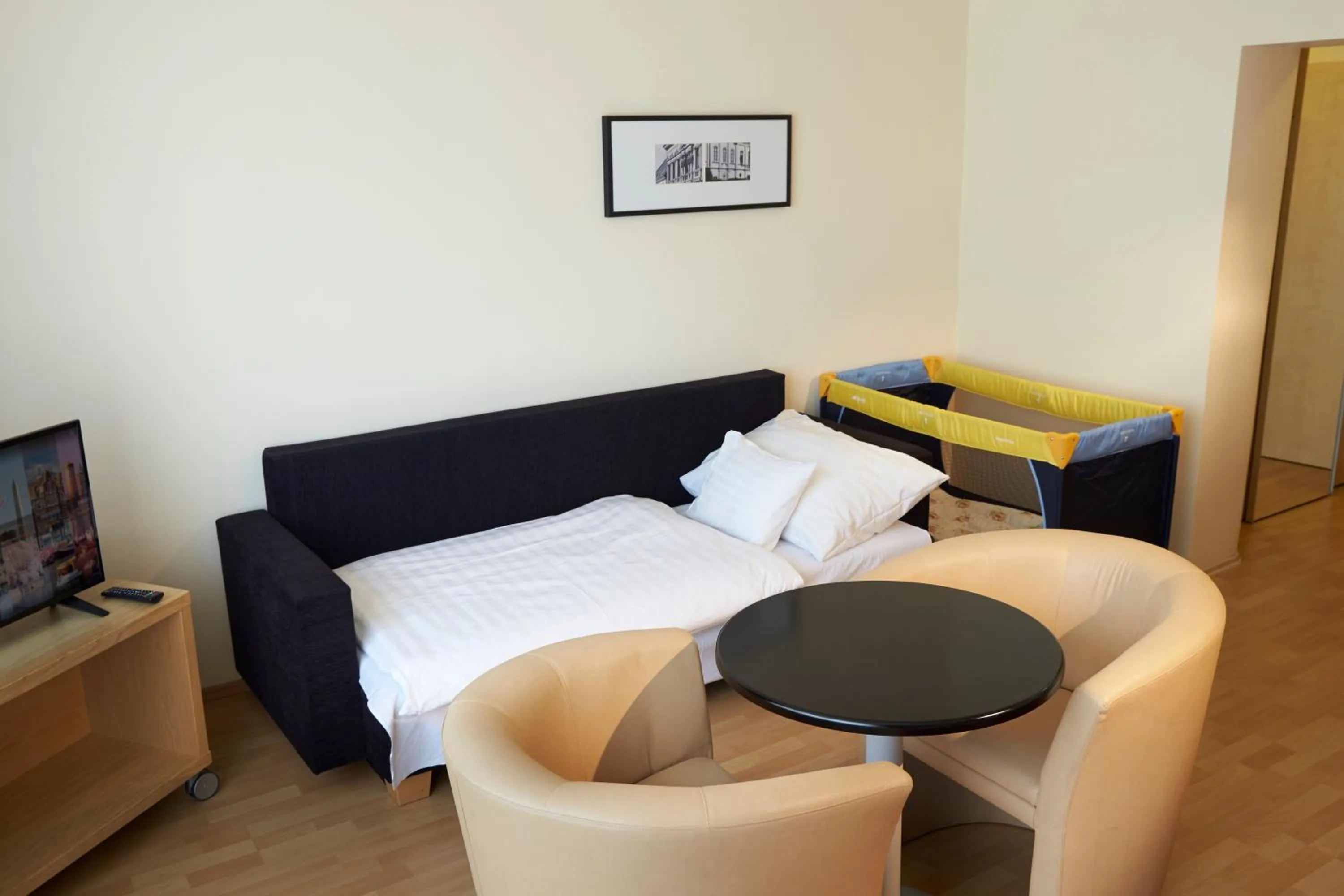 Bed in Hotel Laterum