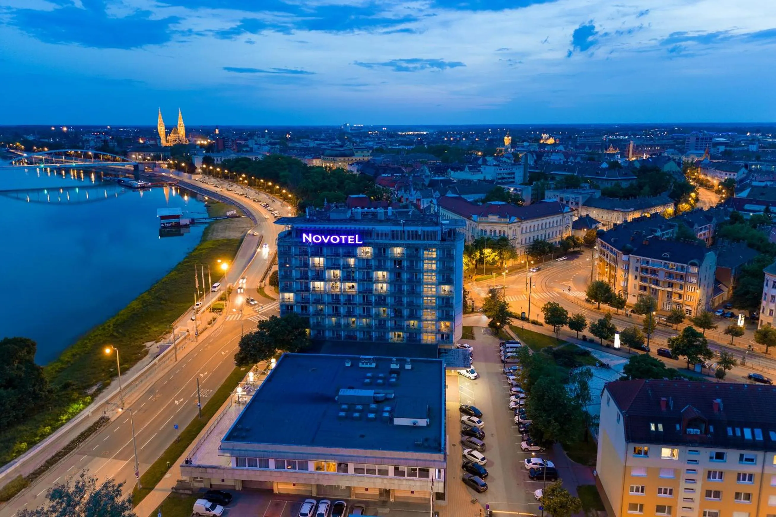 Property building in Novotel Szeged