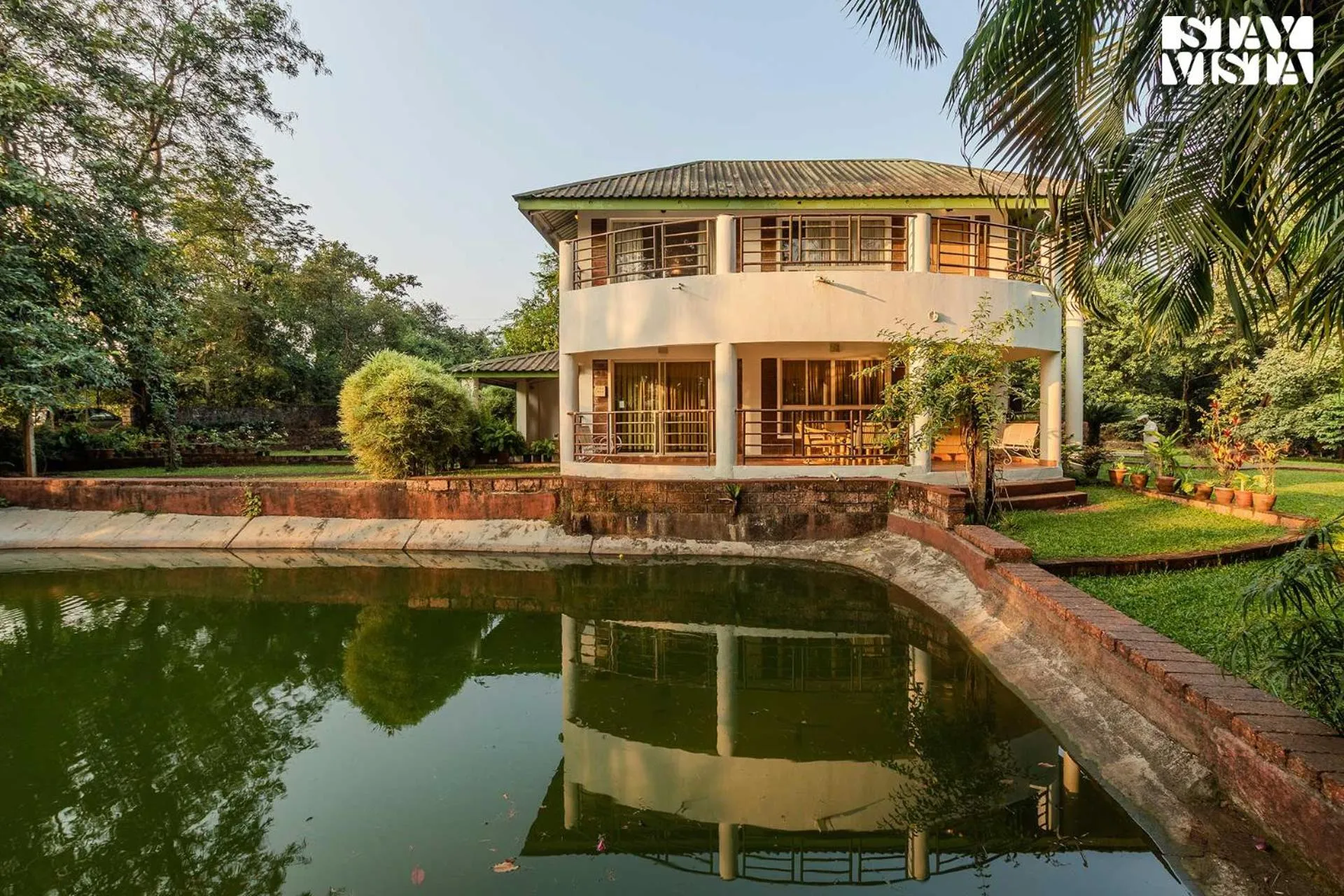 Swimming pool in StayVista at The Conservancy Bungalow - Koynanagar