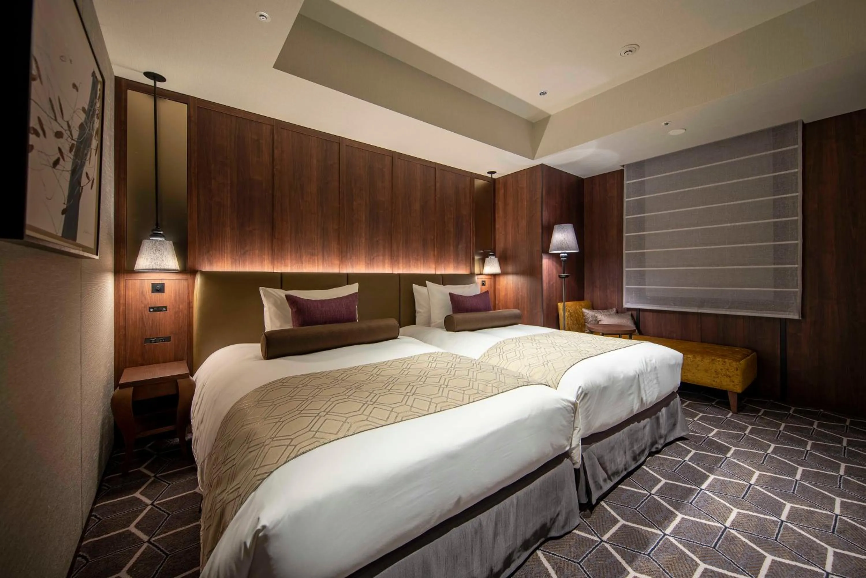 Photo of the whole room, Bed in Hotel GrandBach Tokyo Ginza