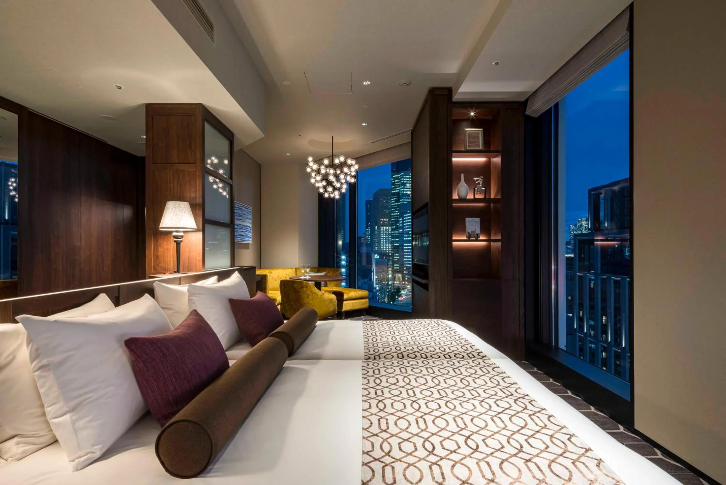 Bedroom, Bed in Hotel GrandBach Tokyo Ginza