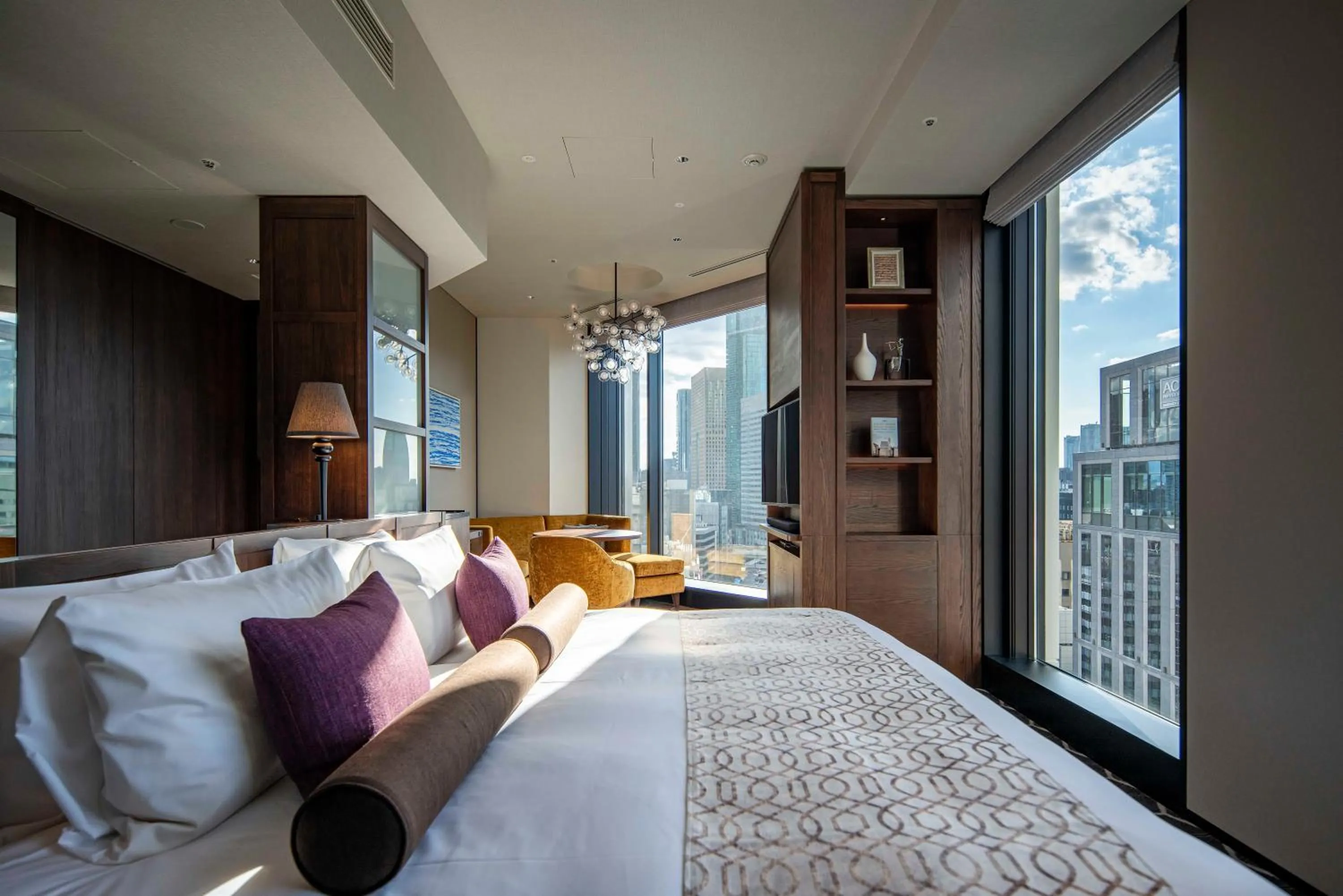 Bedroom, Bed in Hotel GrandBach Tokyo Ginza