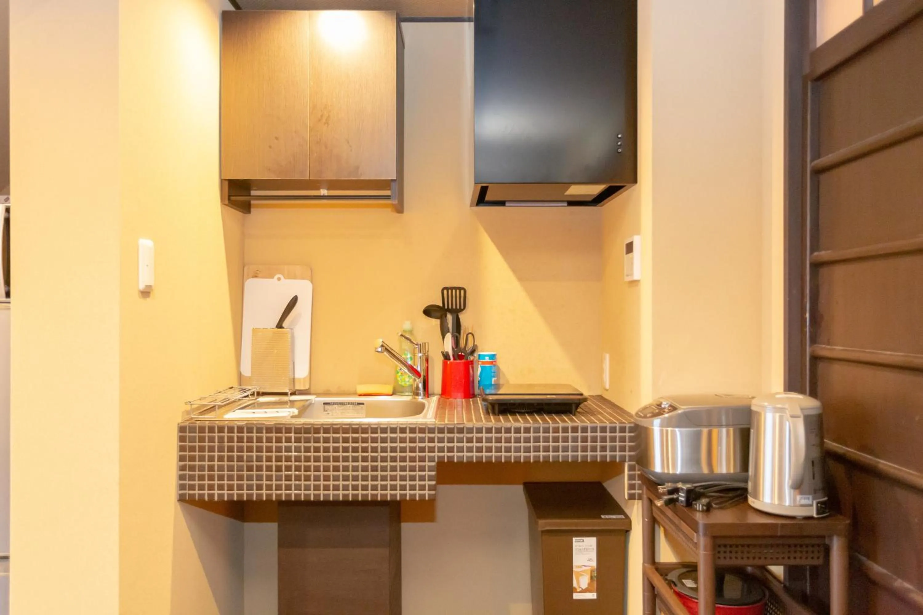 Kitchen or kitchenette in INN Plus General Castle Nijo