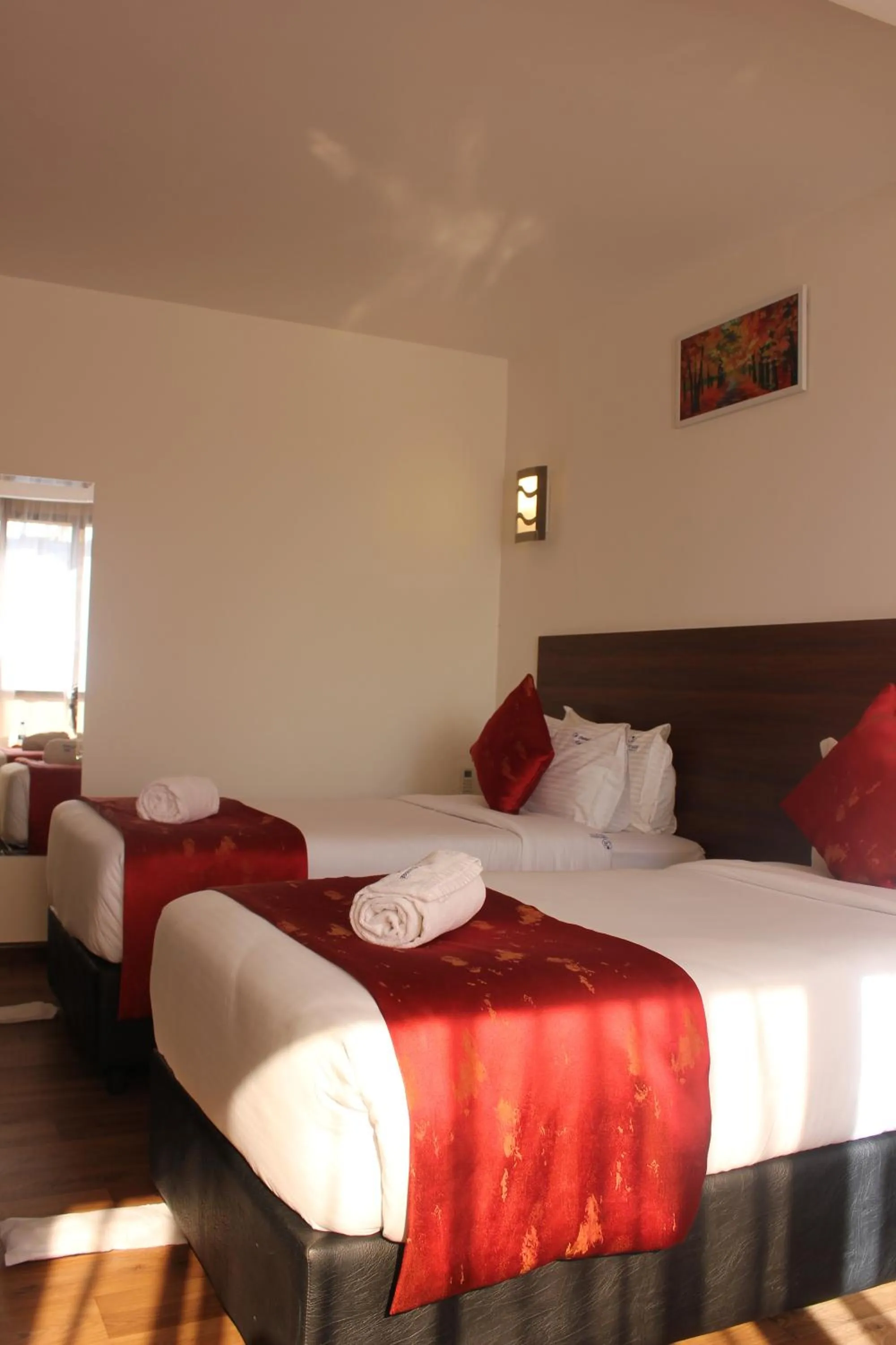 Bedroom, Bed in The Crossroads Hotel, Westlands