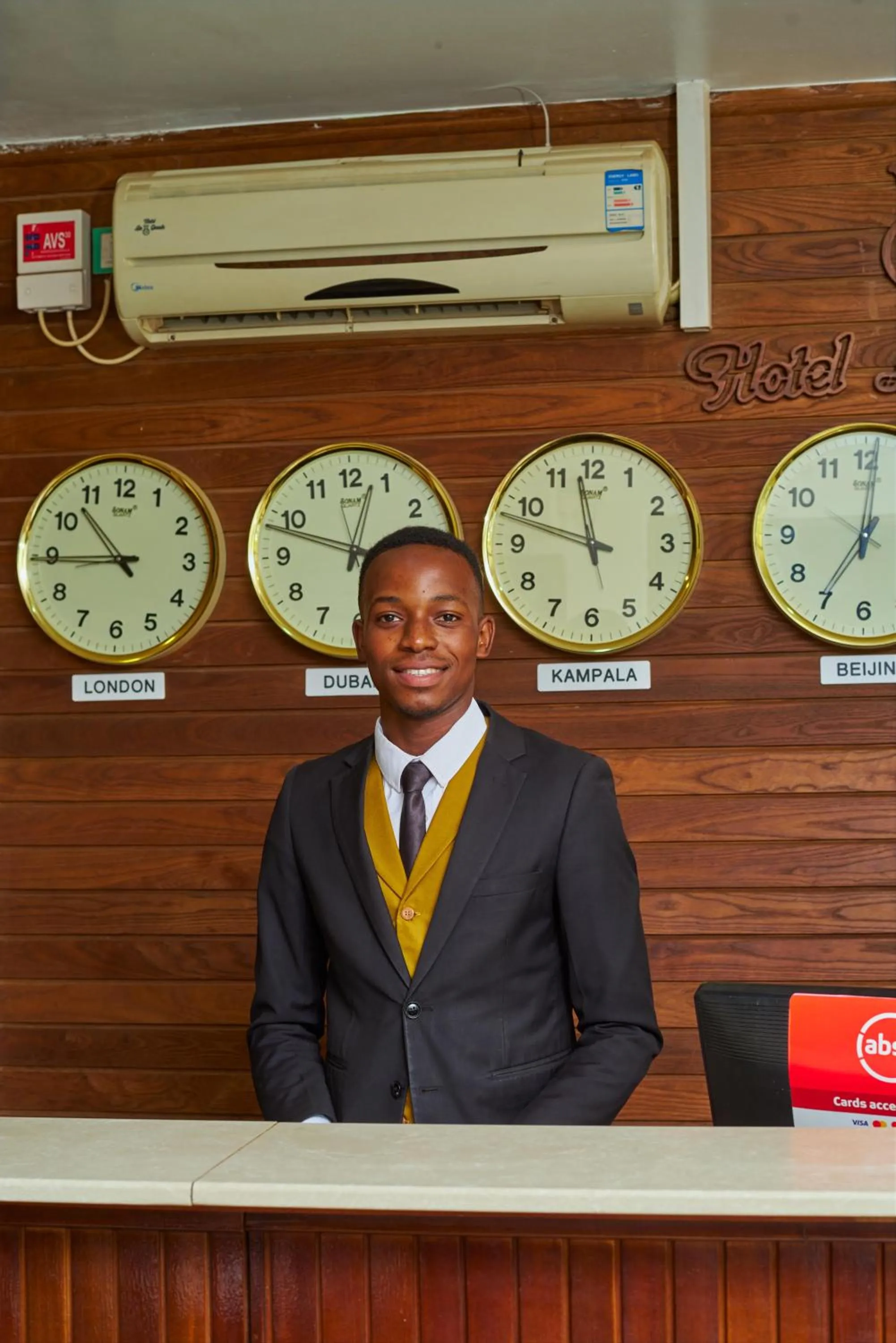 Staff in La Grande Hotel