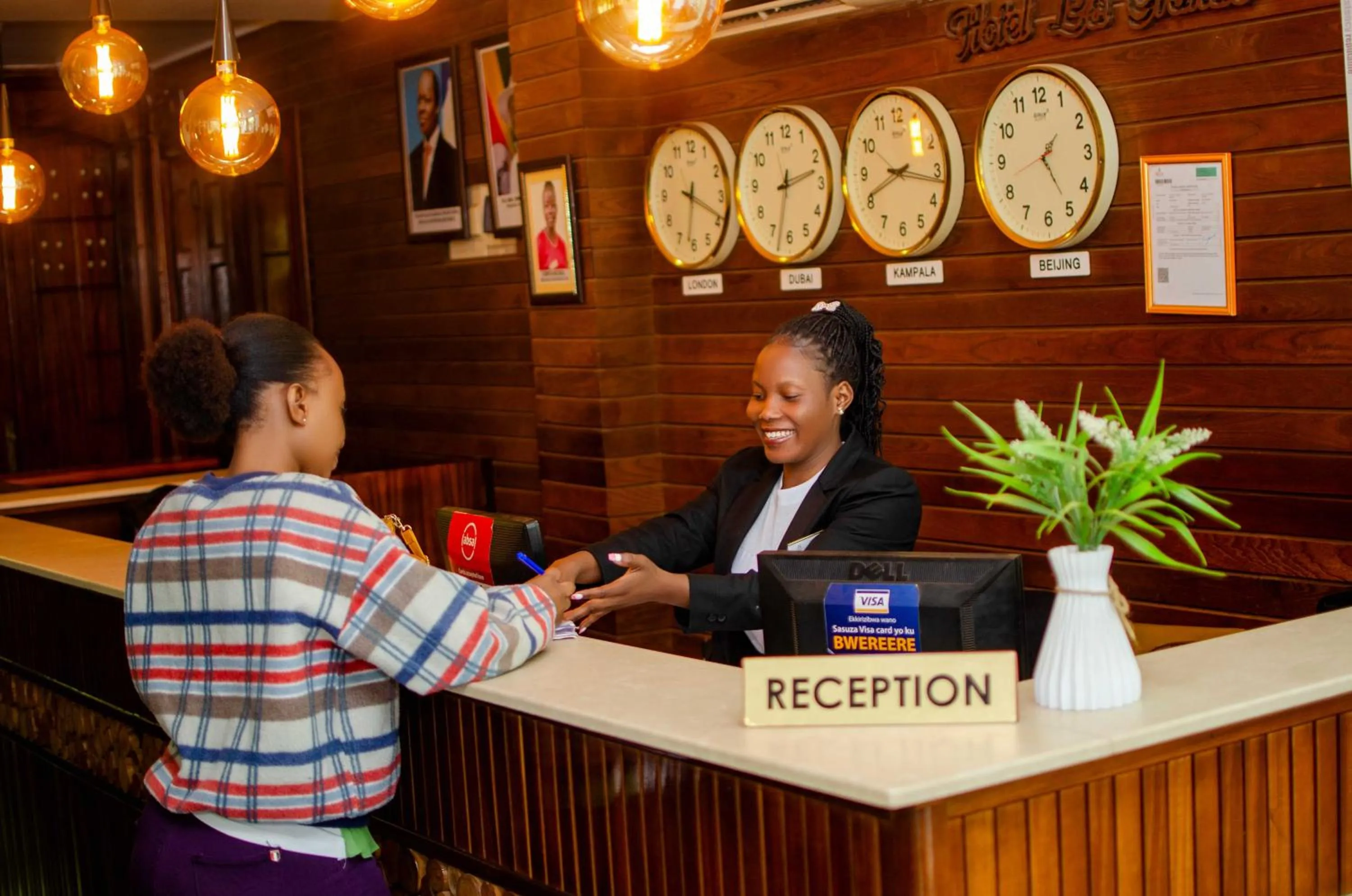 Lobby or reception in La Grande Hotel
