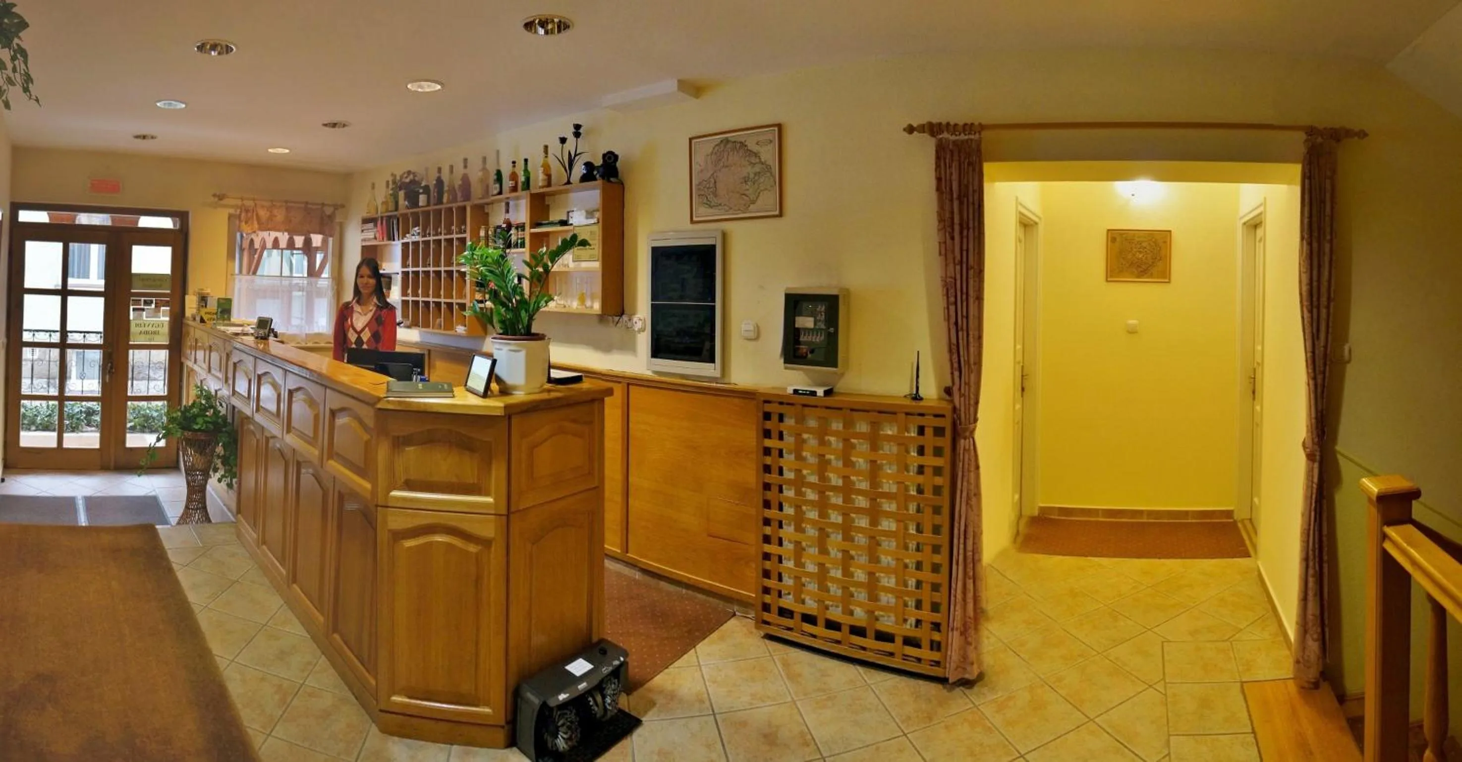 Lobby or reception in Corvin Hotel