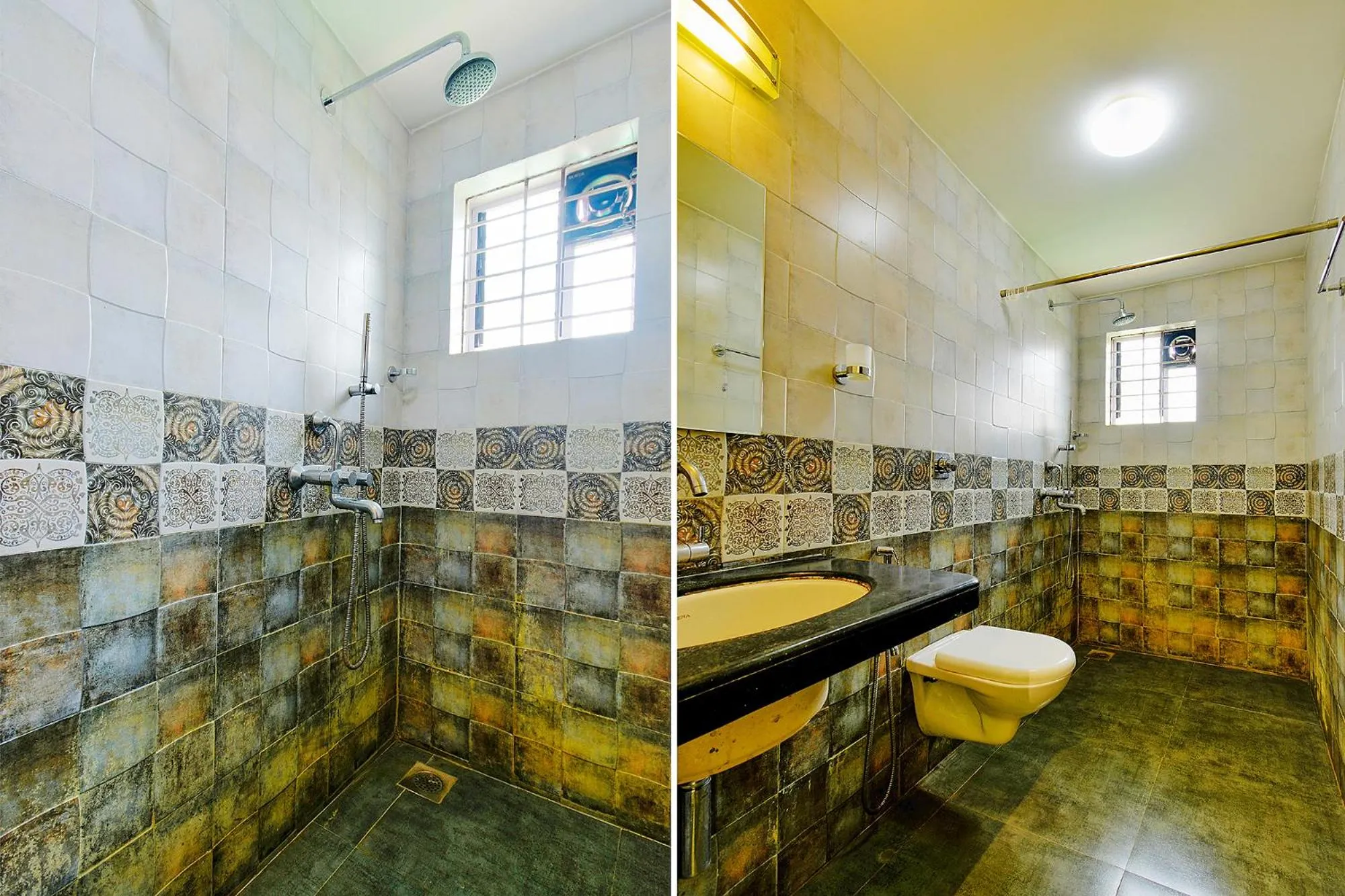 Bathroom in FabEscape Vagator Retreat Resort With Swimming Pool - Nr Vagator Beach