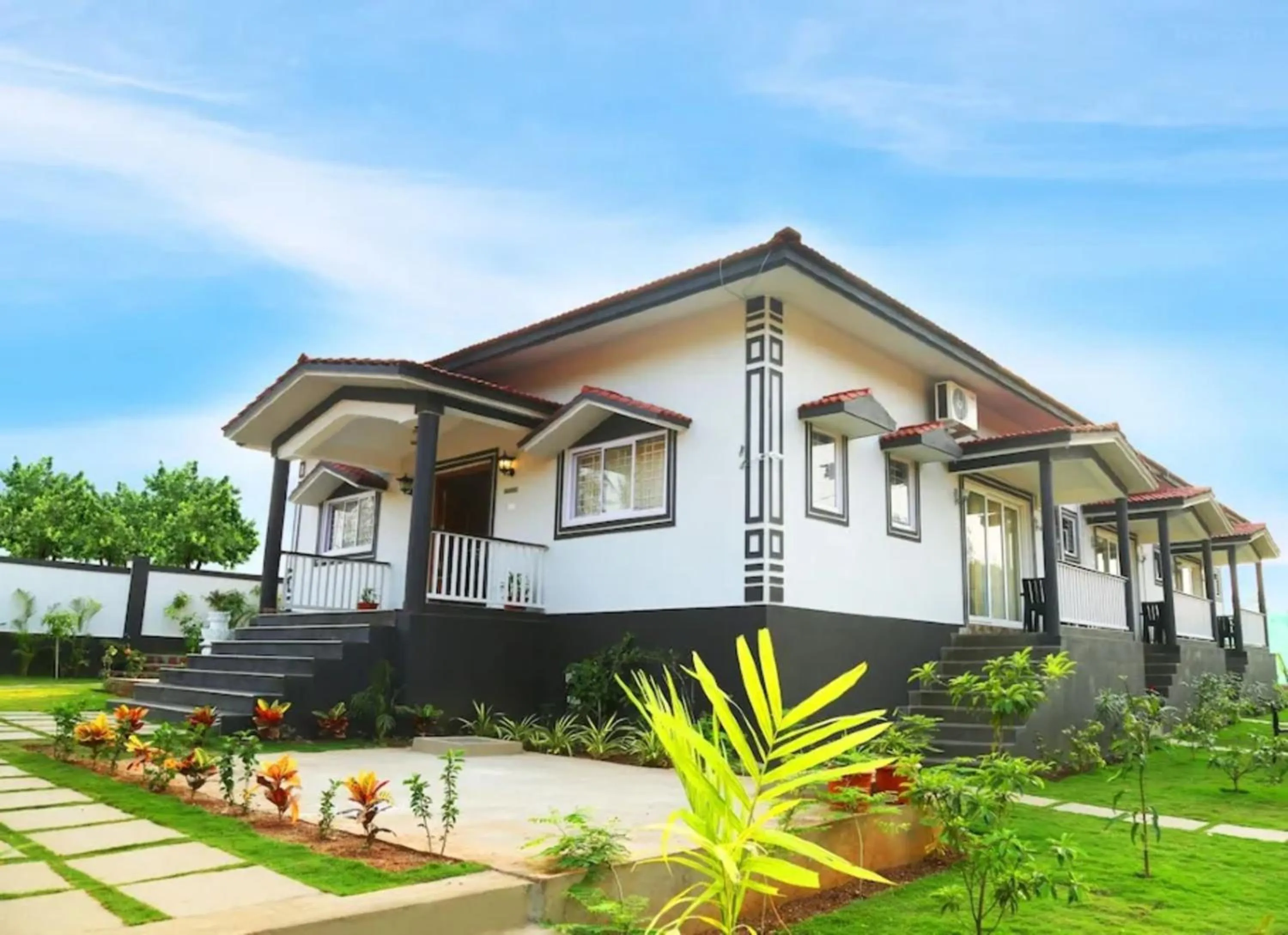 Facade/entrance in FabEscape Vagator Retreat Resort With Swimming Pool - Nr Vagator Beach
