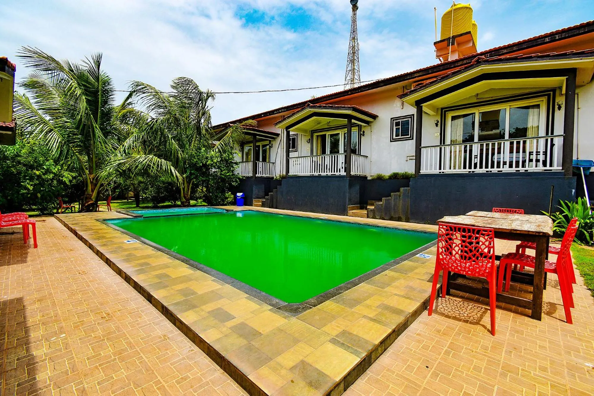 Seating area in FabEscape Vagator Retreat Resort With Swimming Pool - Nr Vagator Beach