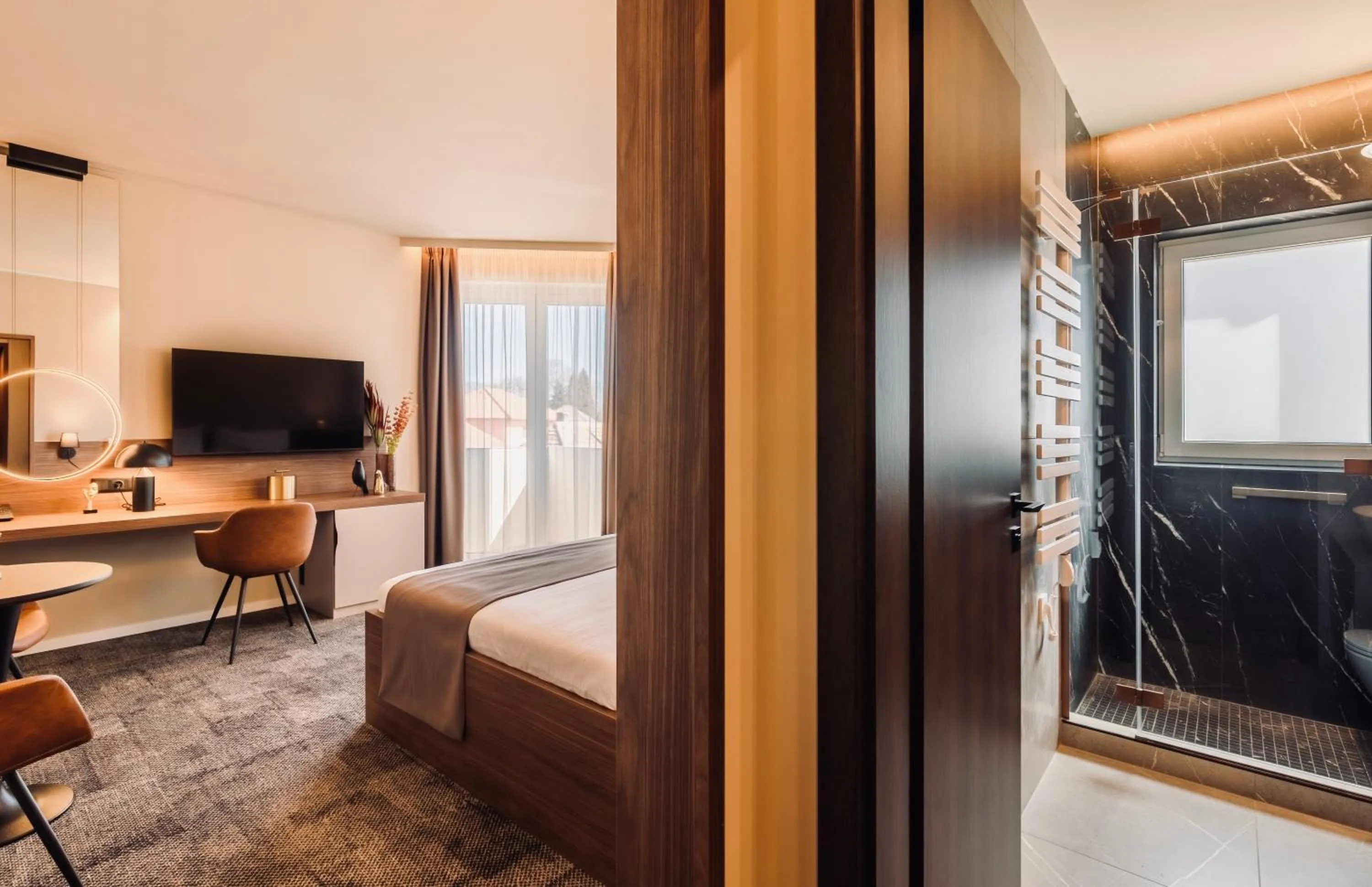 Photo of the whole room, Bed in Aqua Hotel Termál